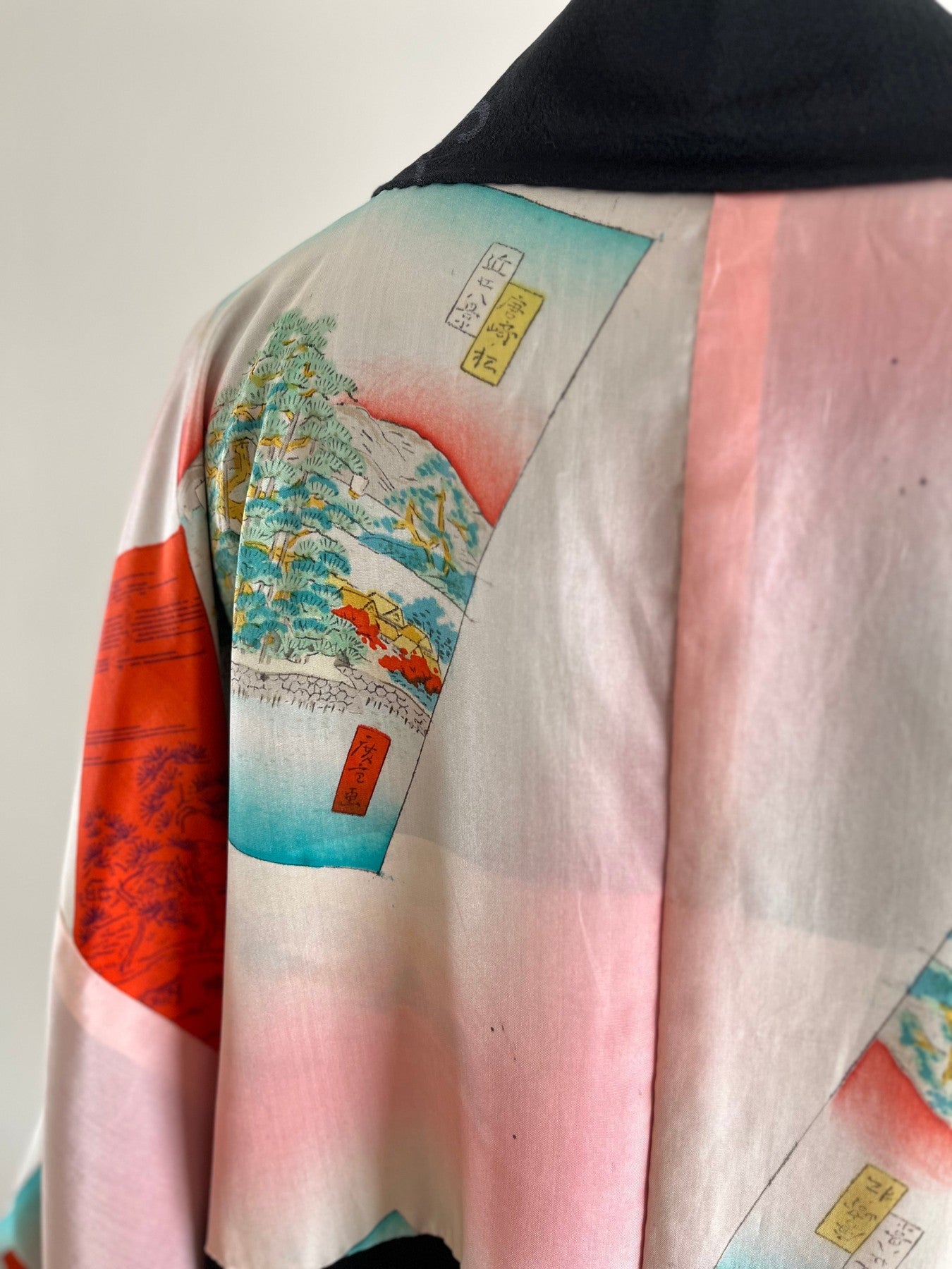 Black Ukiyo-e Haori