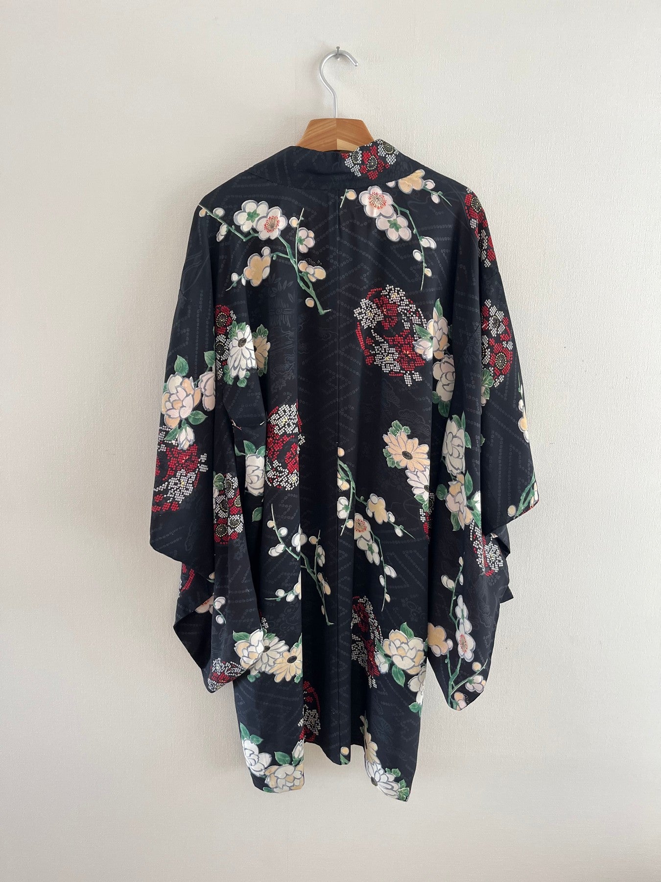 Black Plum Blossoms & Twigs Haori