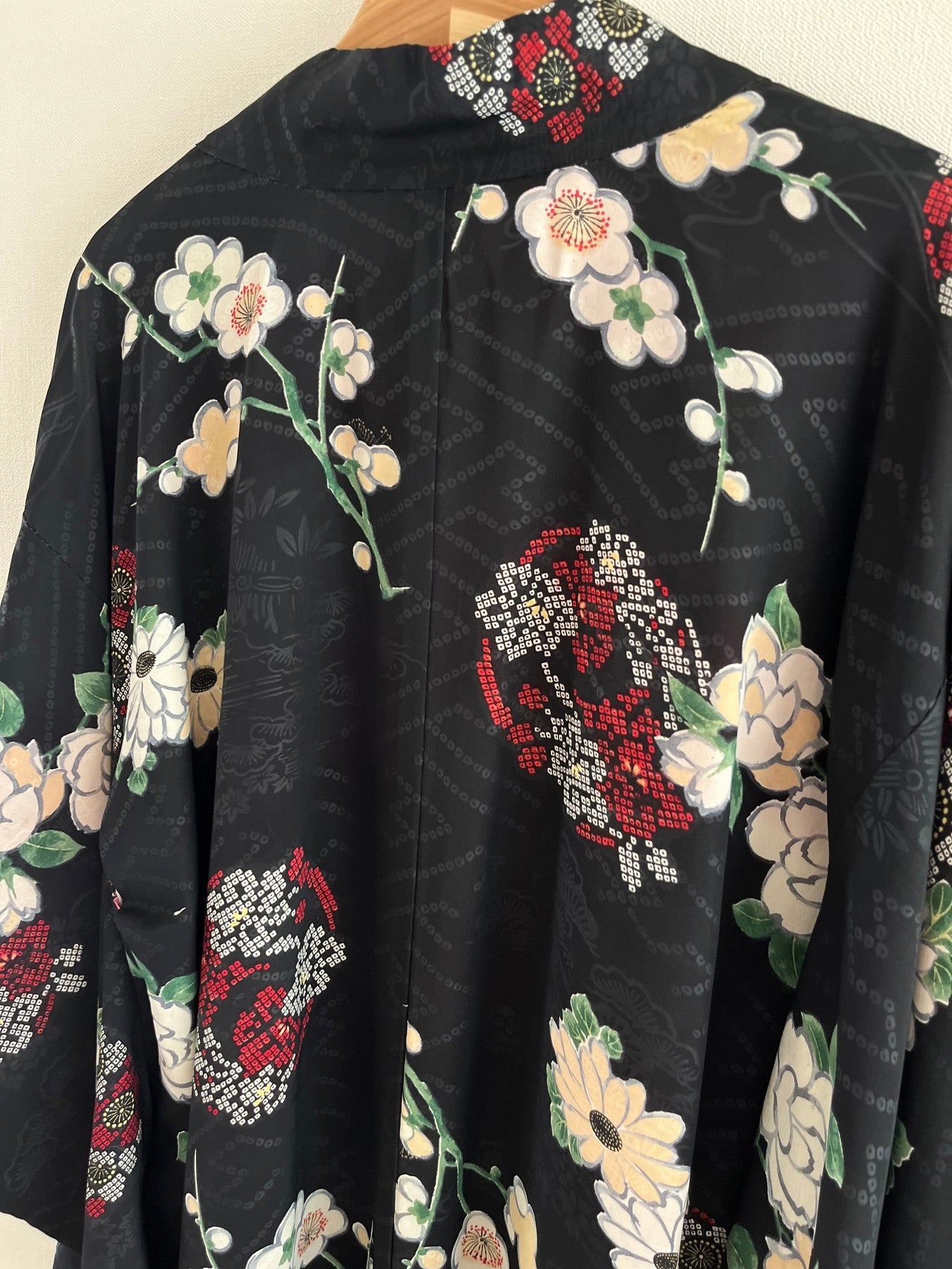 Black Plum Blossoms & Twigs Haori