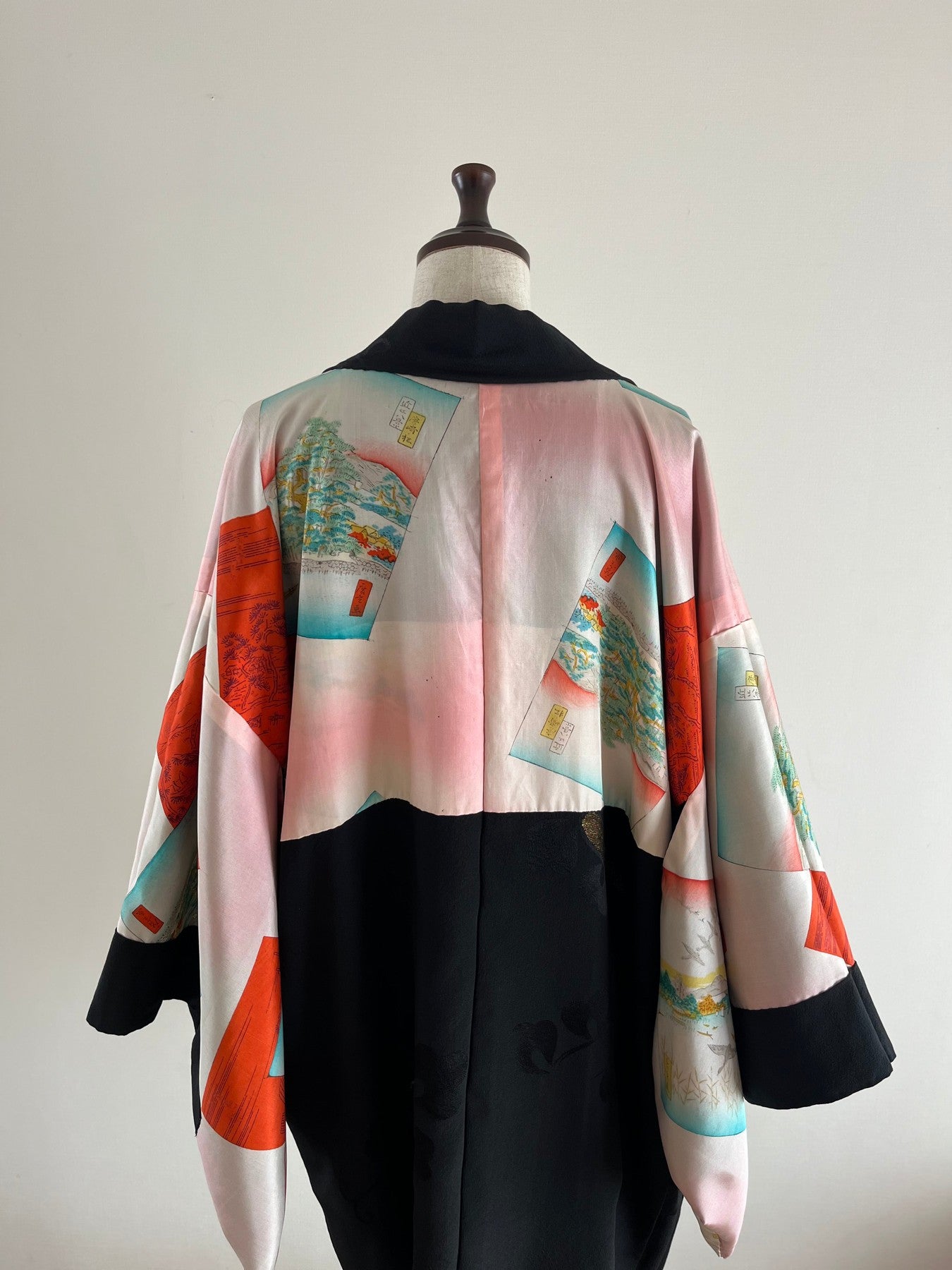 Black Ukiyo-e Haori