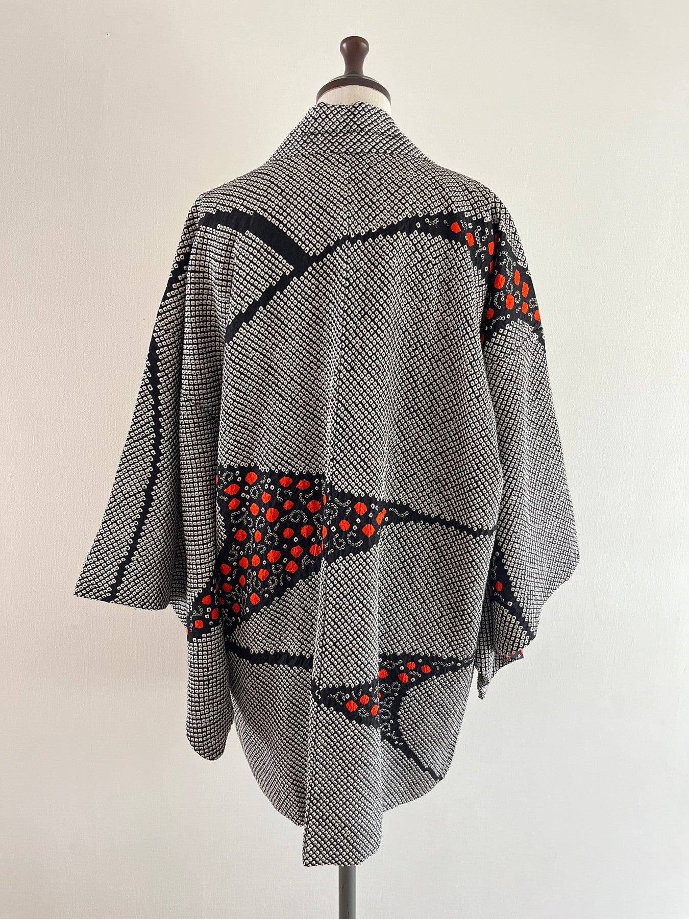 Black Rope Shibori Haori