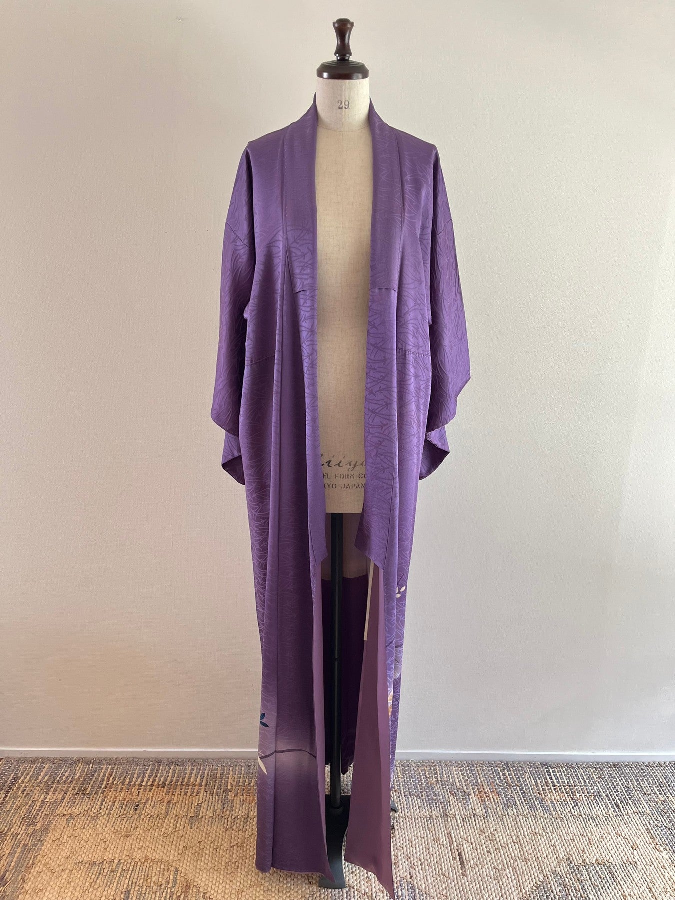 Lilac Pine Needles Kimono