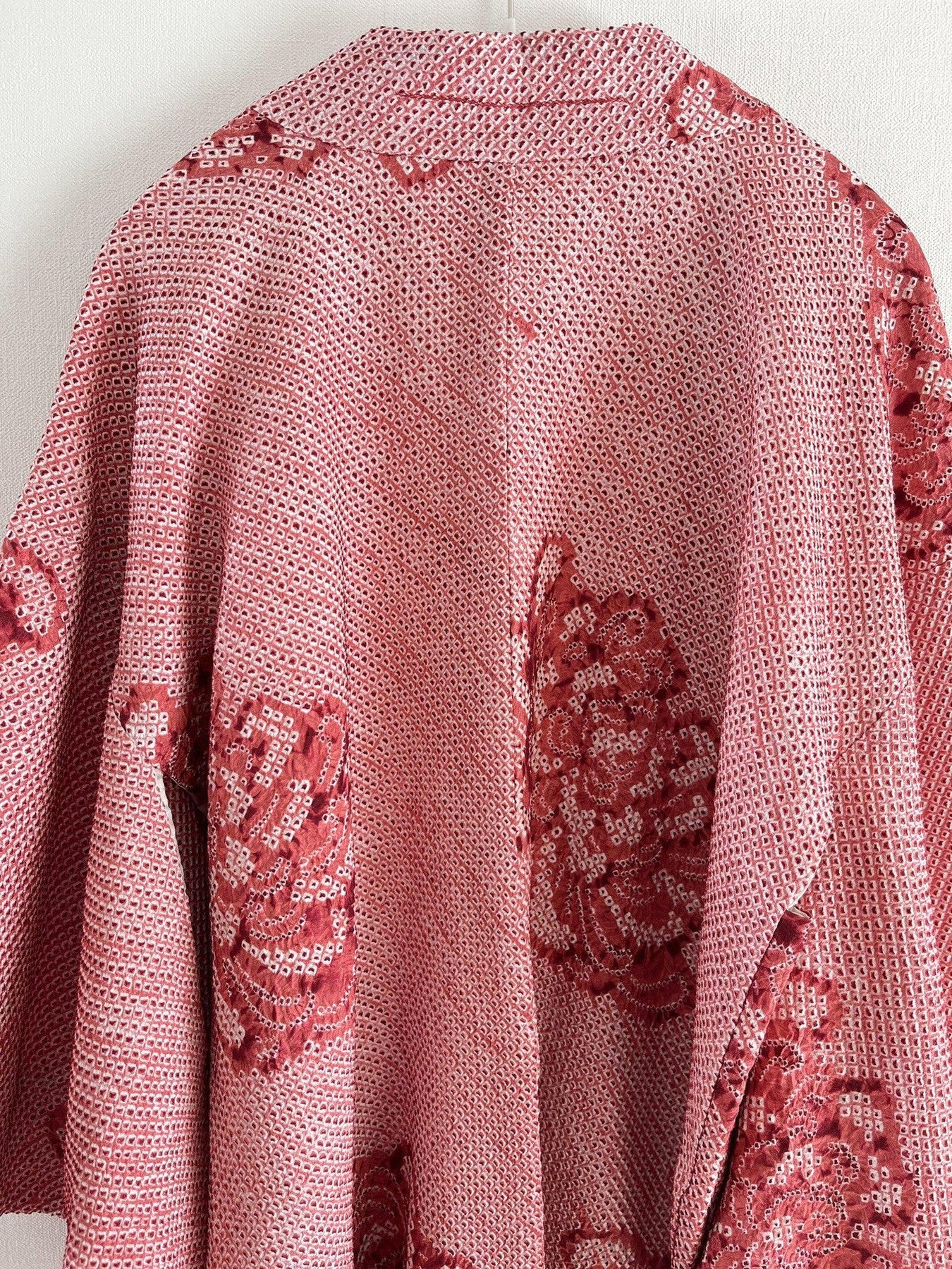 Pink Chrysanthemum Shibori Haori