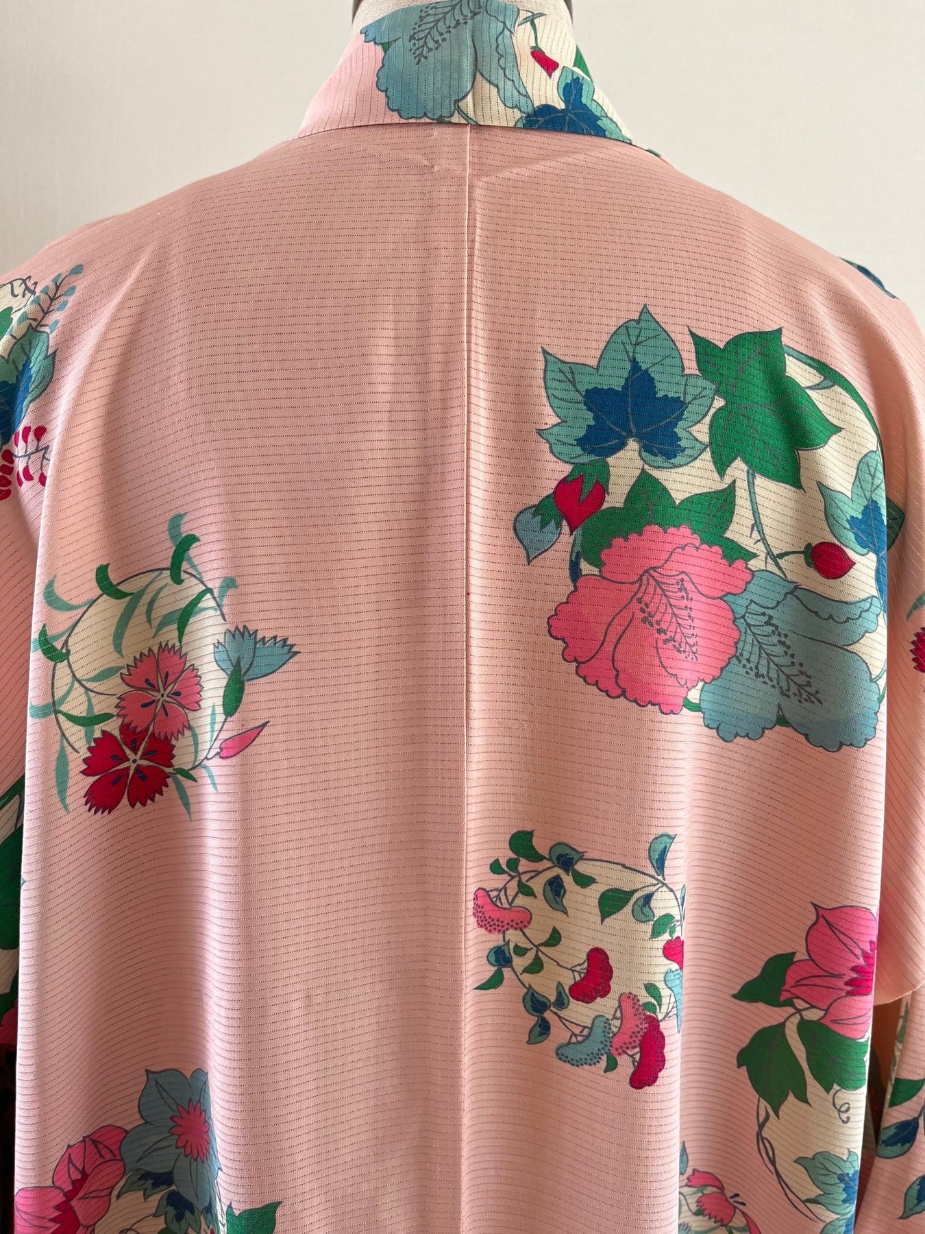 Pink Floral "Ro" Summer Kimono