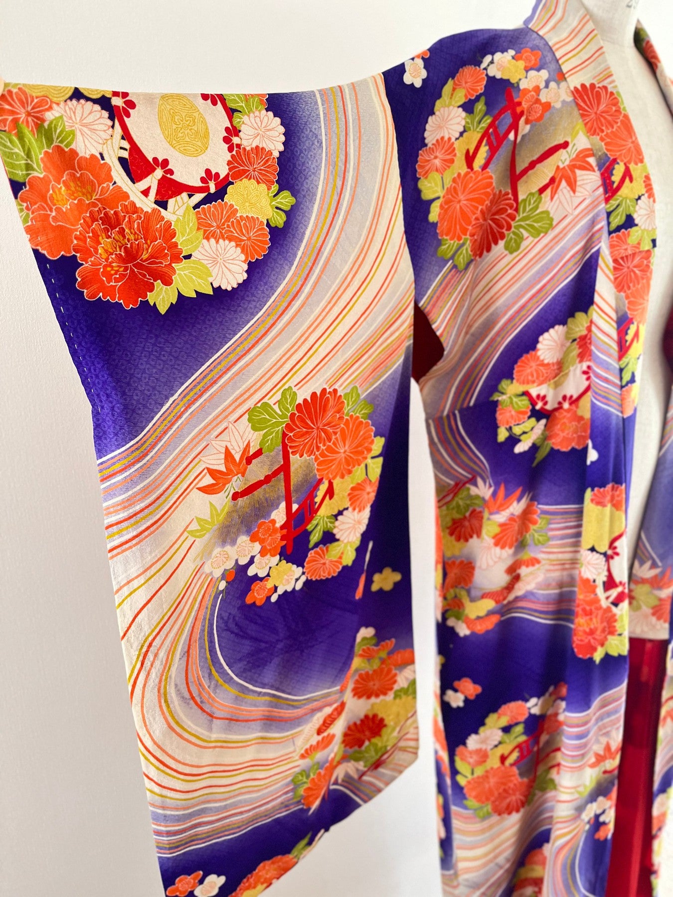 Purple Water Stream Kimono