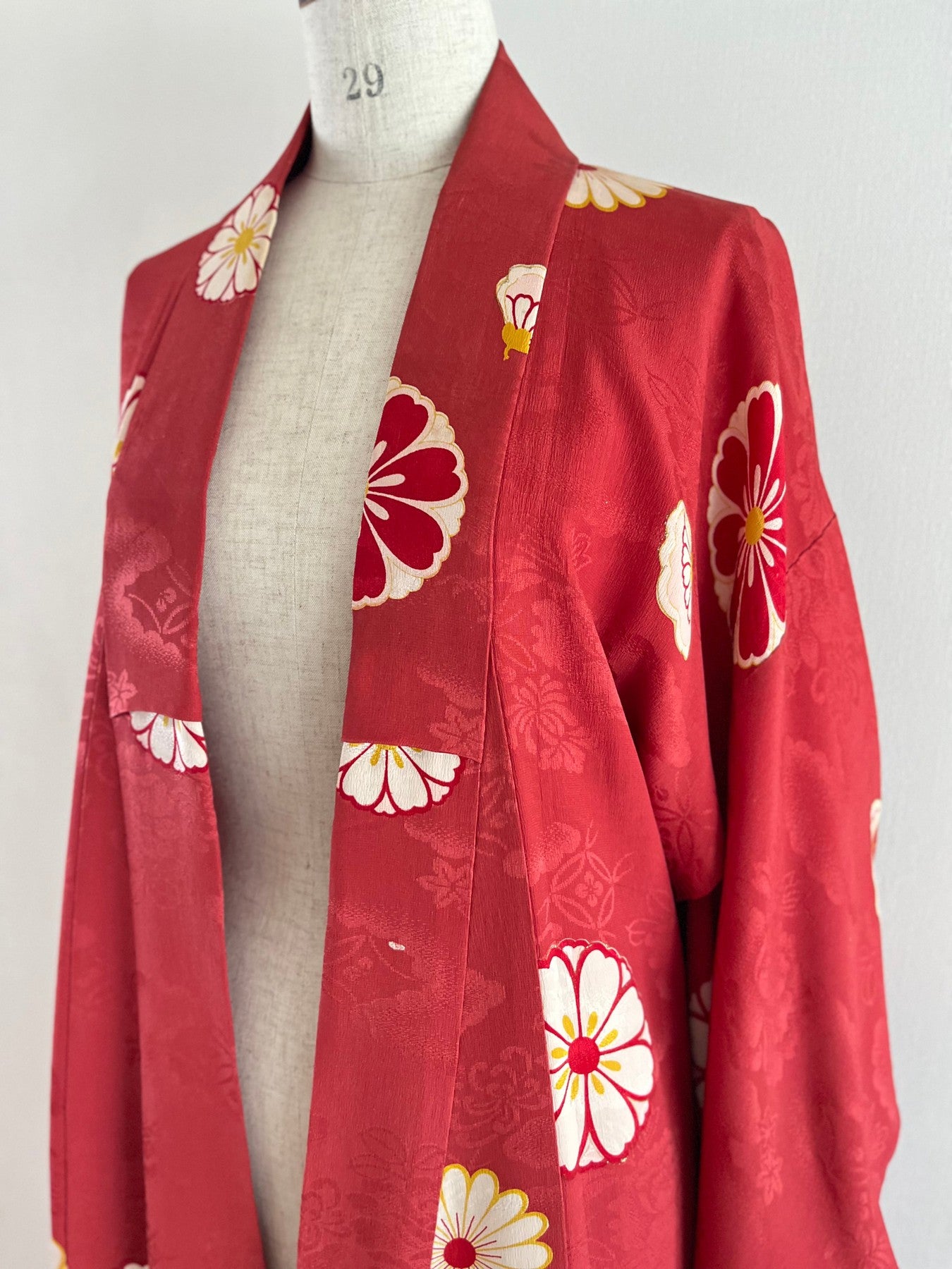 Pink Pop Chrysanthemum Kimono