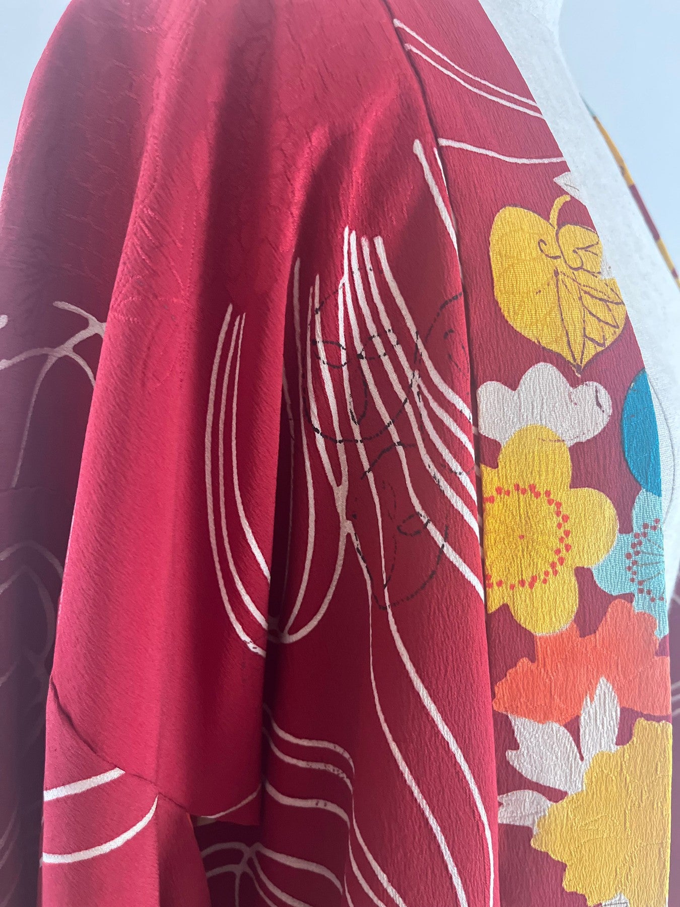 Red Hollyhock Haori