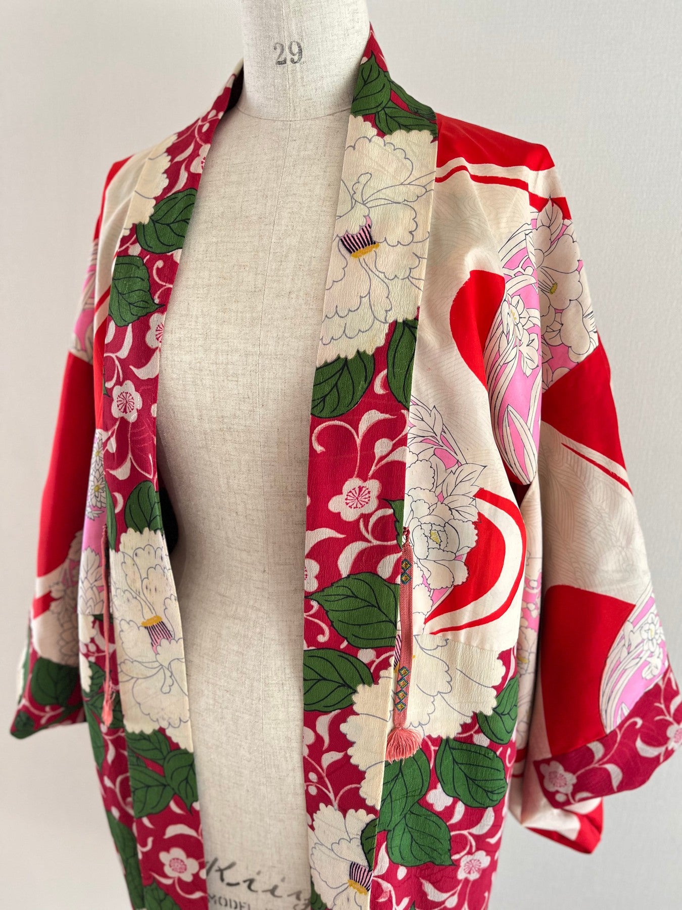 Pink Peony Haori