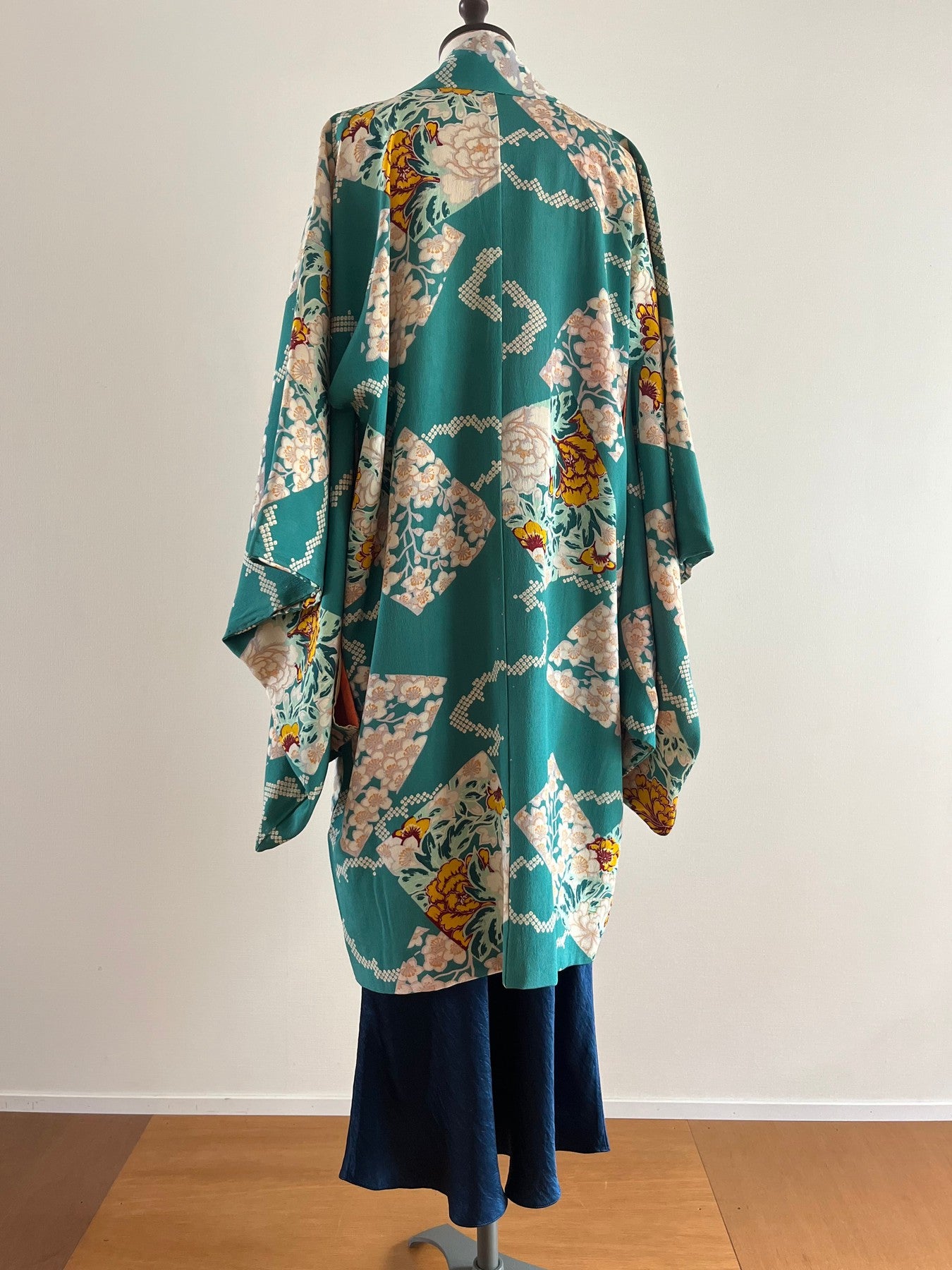 Emerald Green Floral Haori