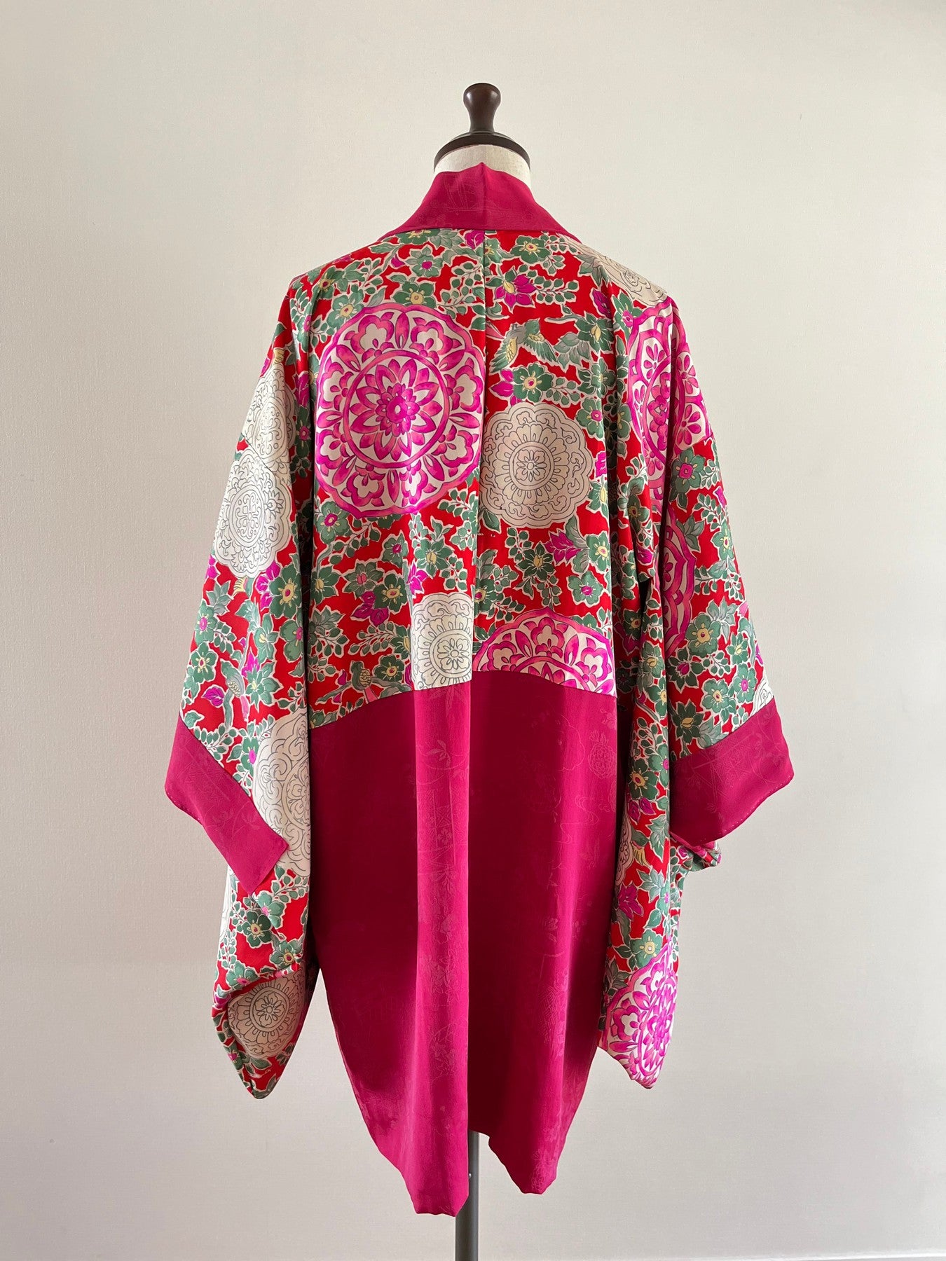 Magenta Pink Floral Haori