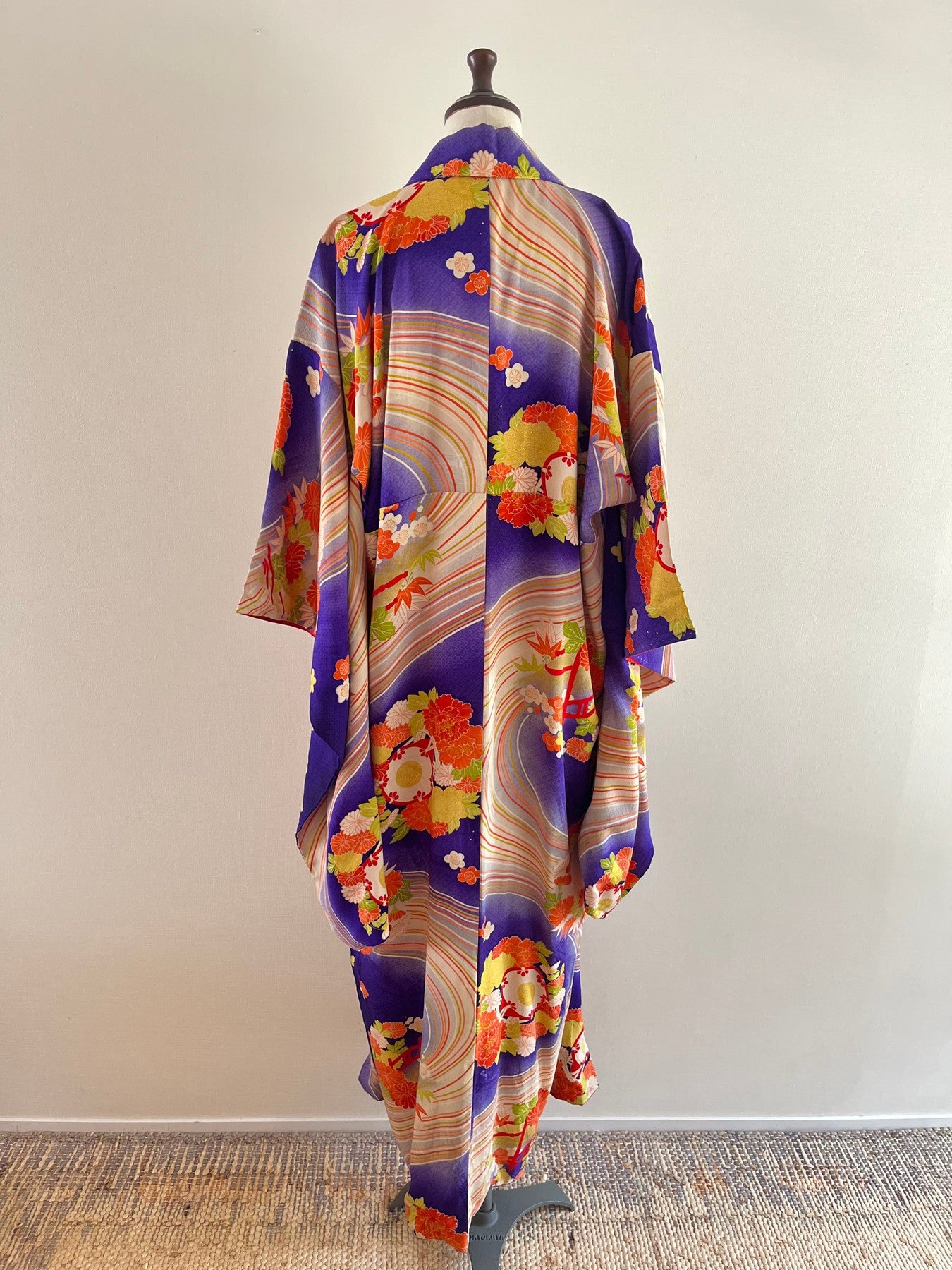 Purple Water Stream Kimono