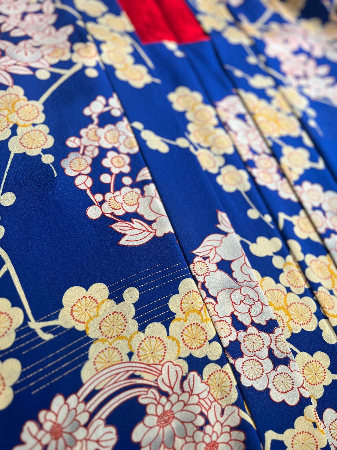 Blue Plum Blossom Haori