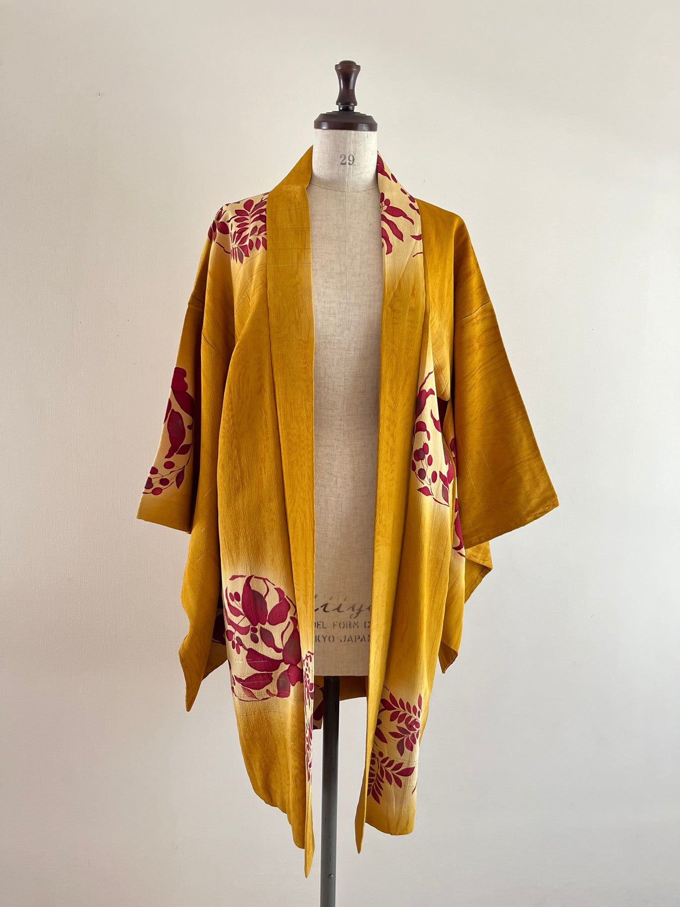 Golden Yellow Plant Haori