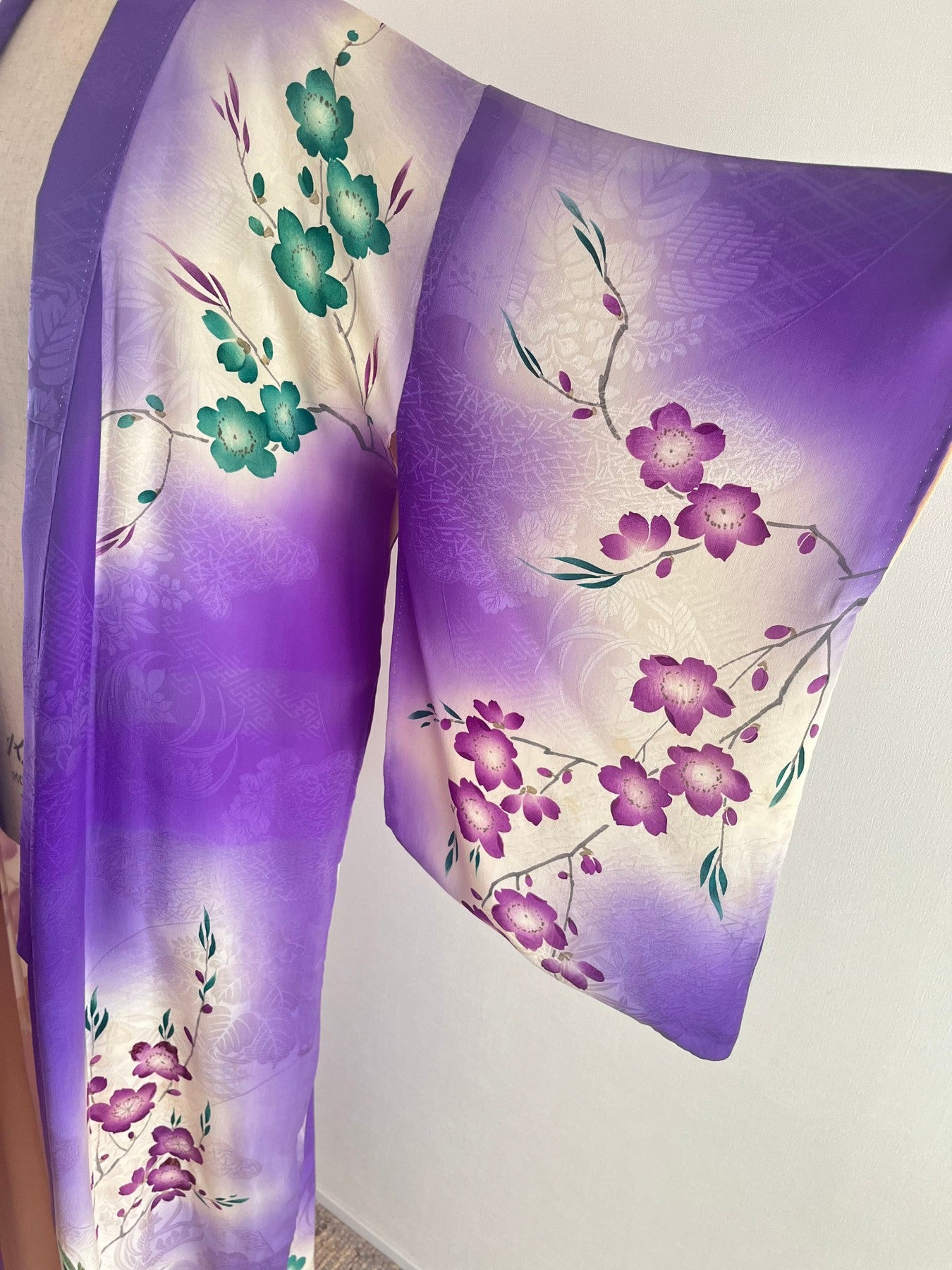 Lilac Cherry Blossom Kimono