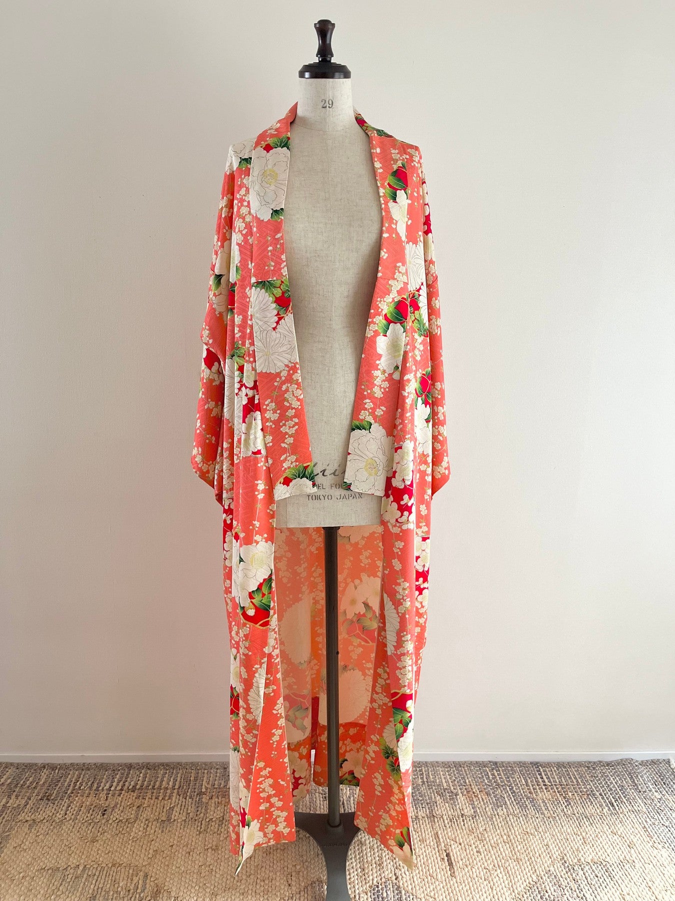 Pink Peony Summer Kimono