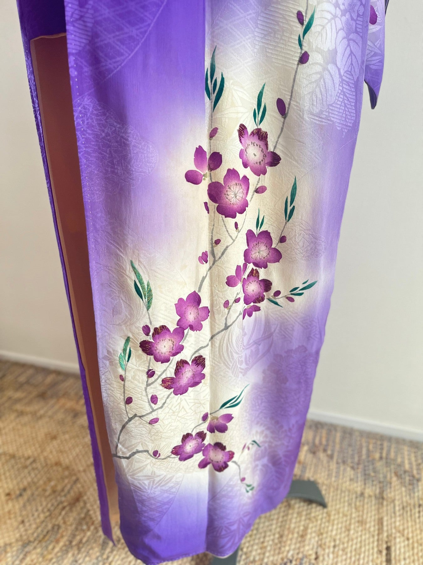 Lilac Cherry Blossom Kimono