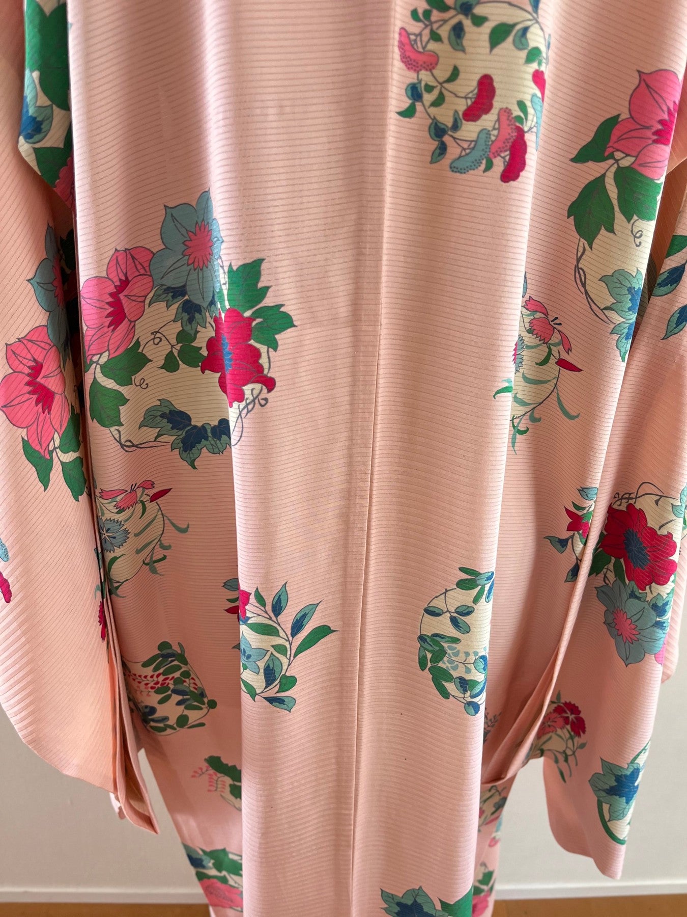 Pink Floral "Ro" Summer Kimono