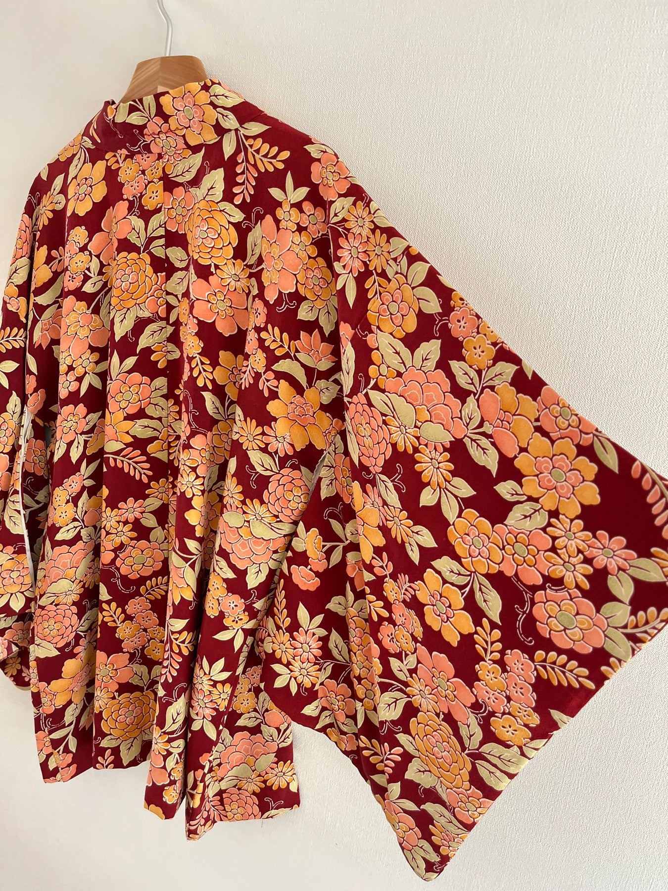 Brown Floral Haori