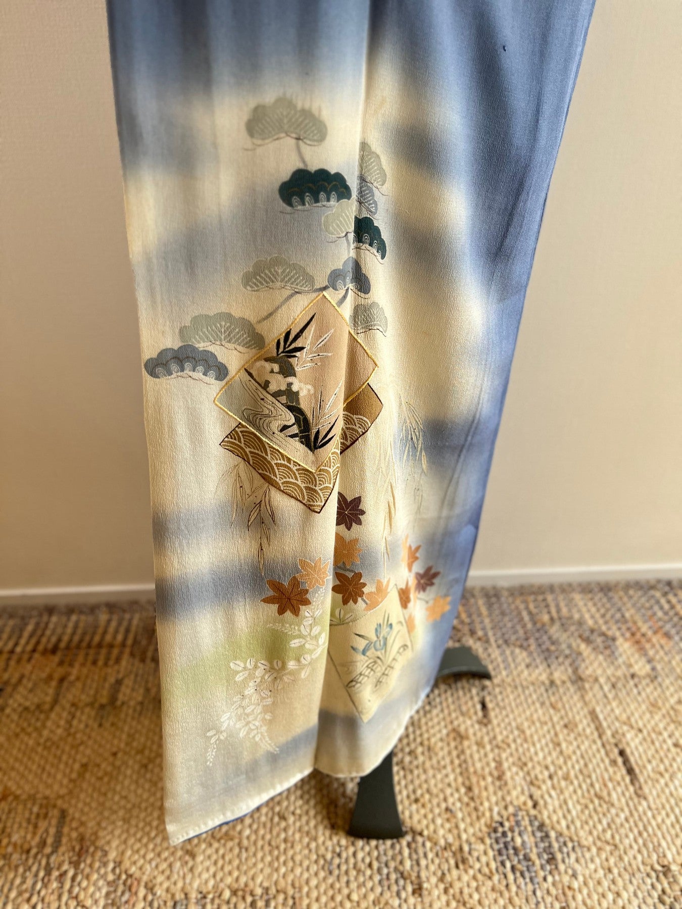 Light Blue Bokashi Kimono