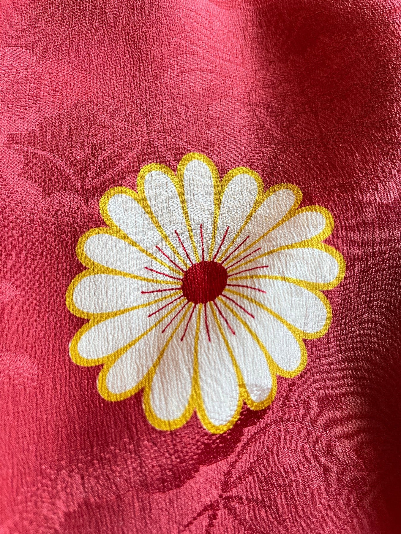 Pink Pop Chrysanthemum Kimono