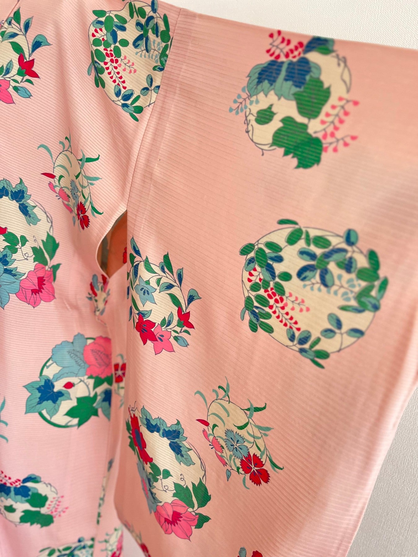 Pink Floral "Ro" Summer Kimono