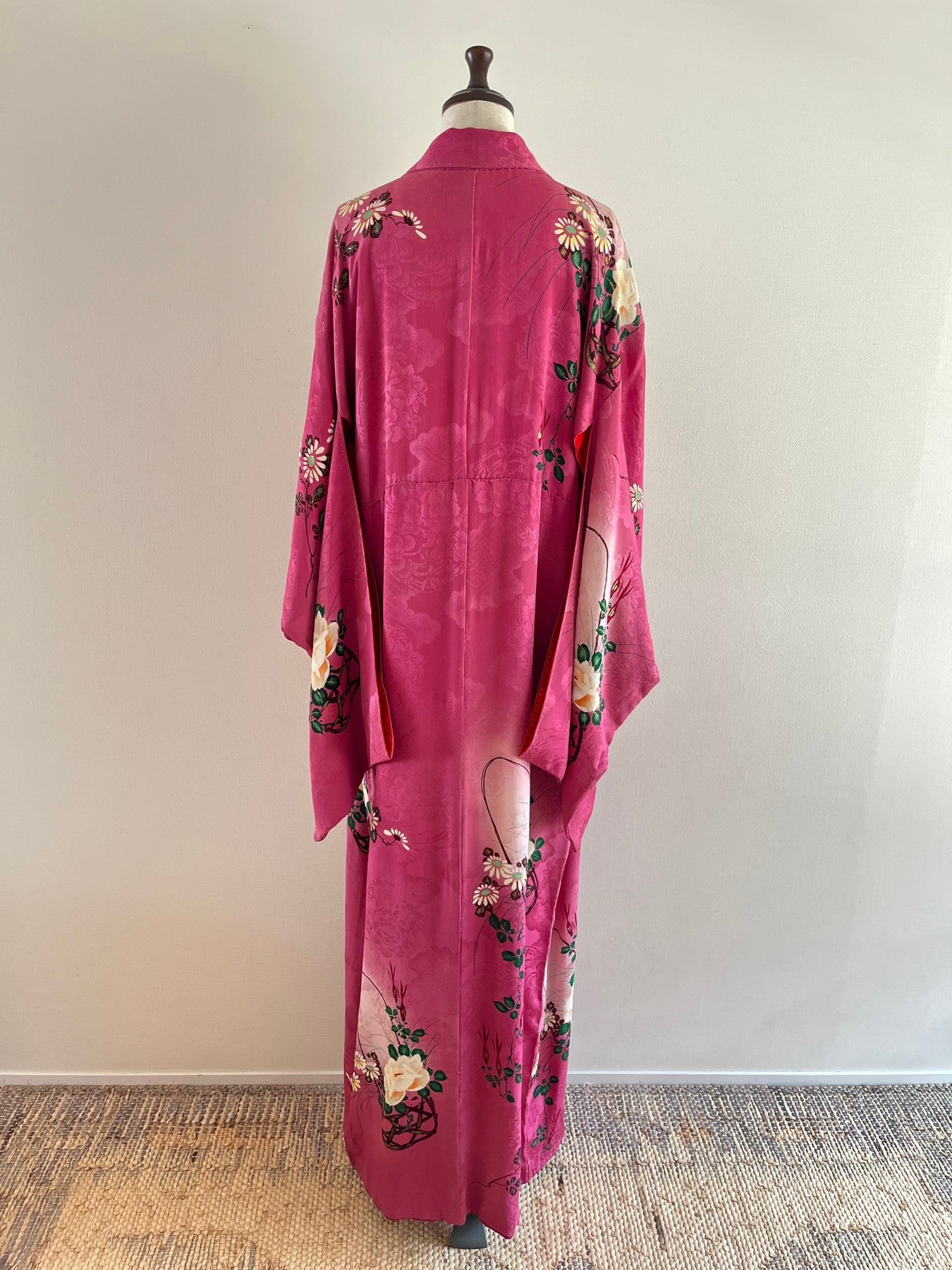 Pink Basket Kimono