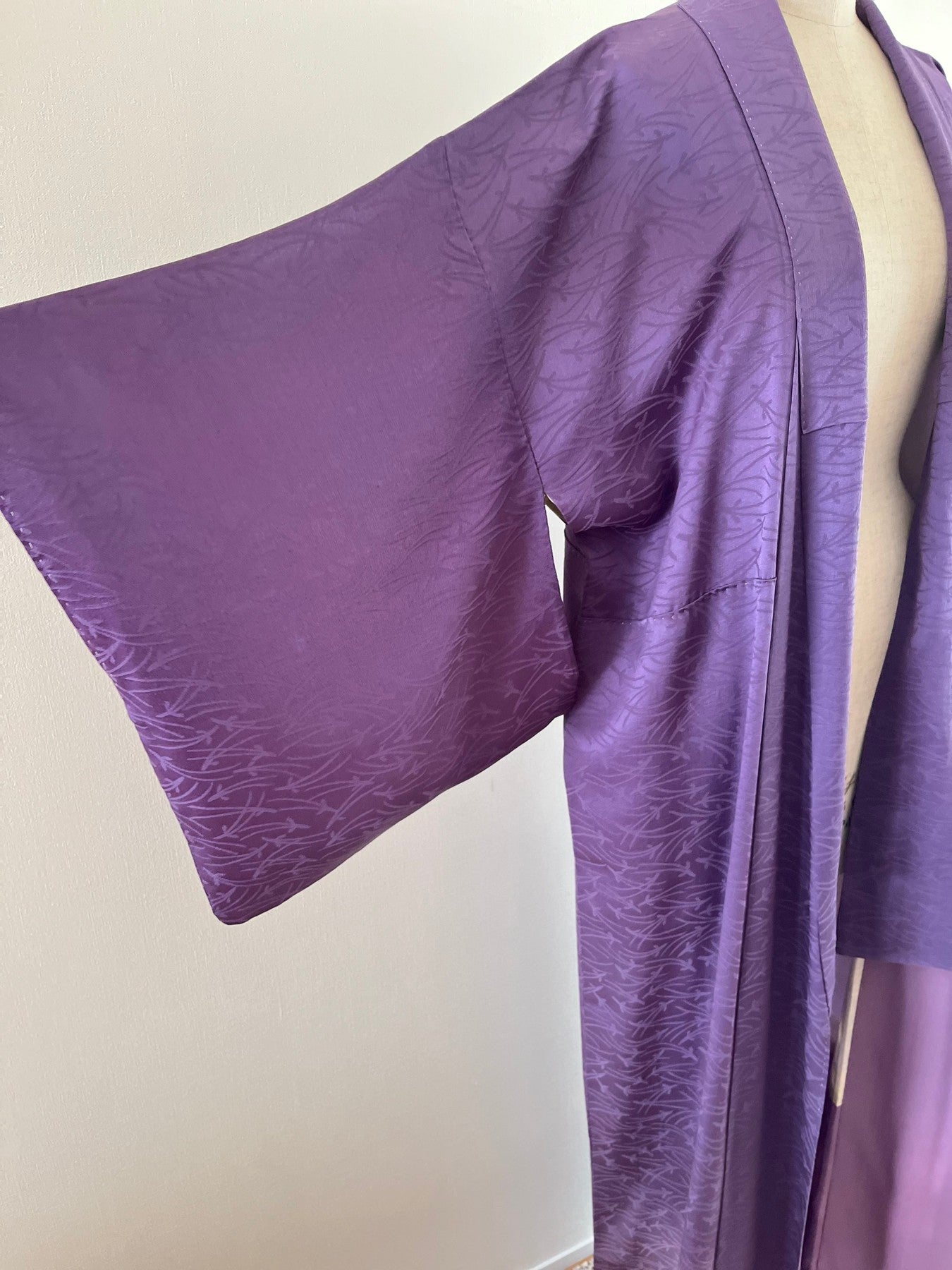 Lilac Pine Needles Kimono