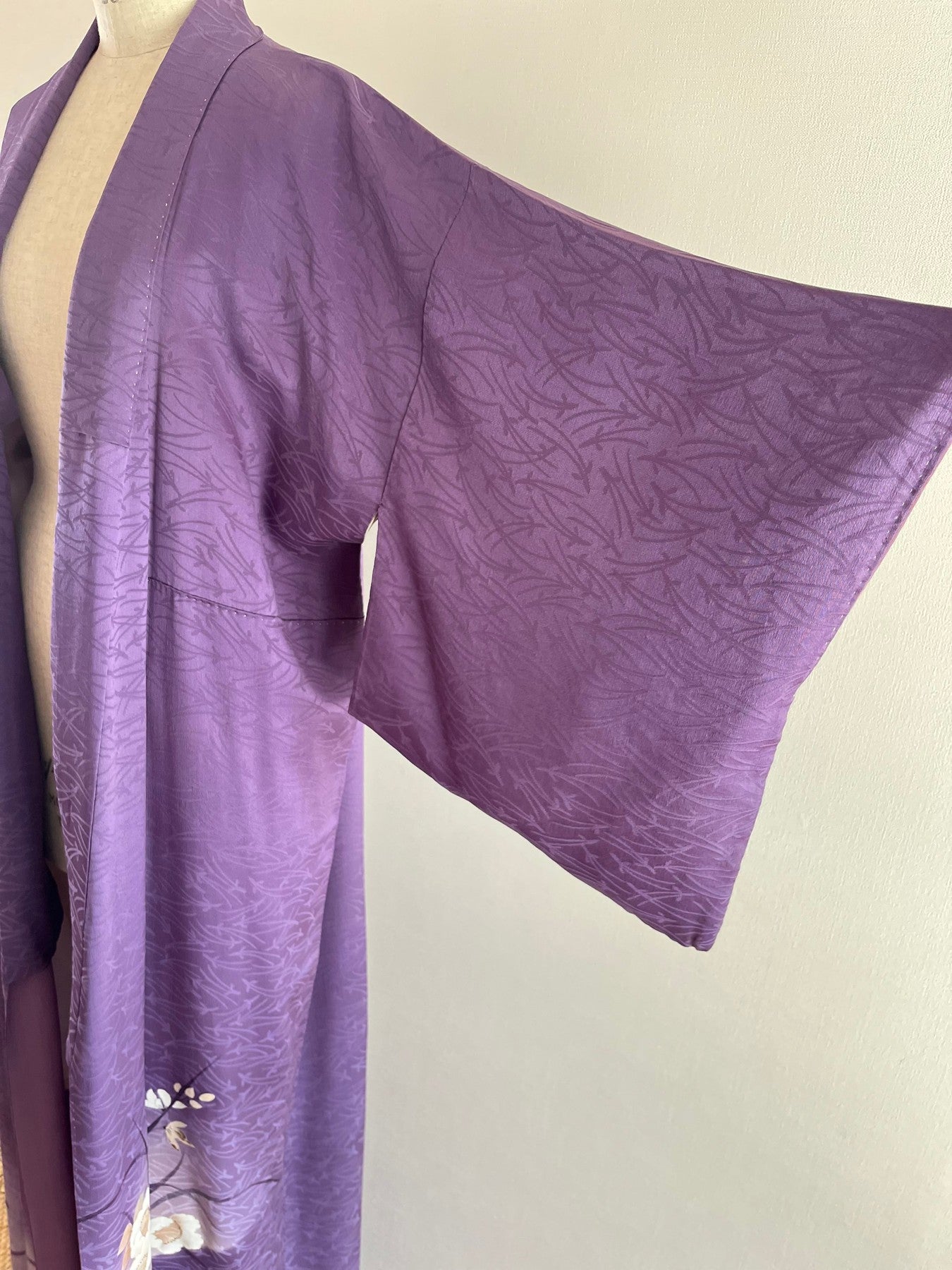 Lilac Pine Needles Kimono