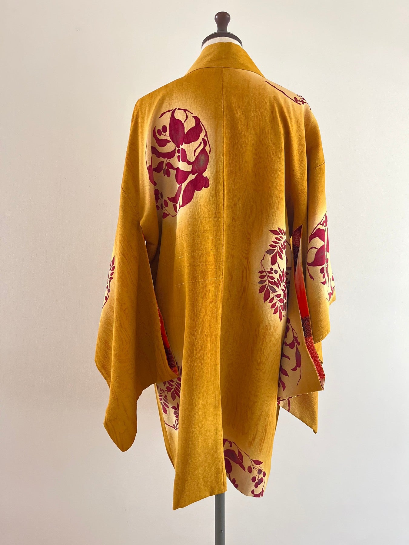 Golden Yellow Plant Haori