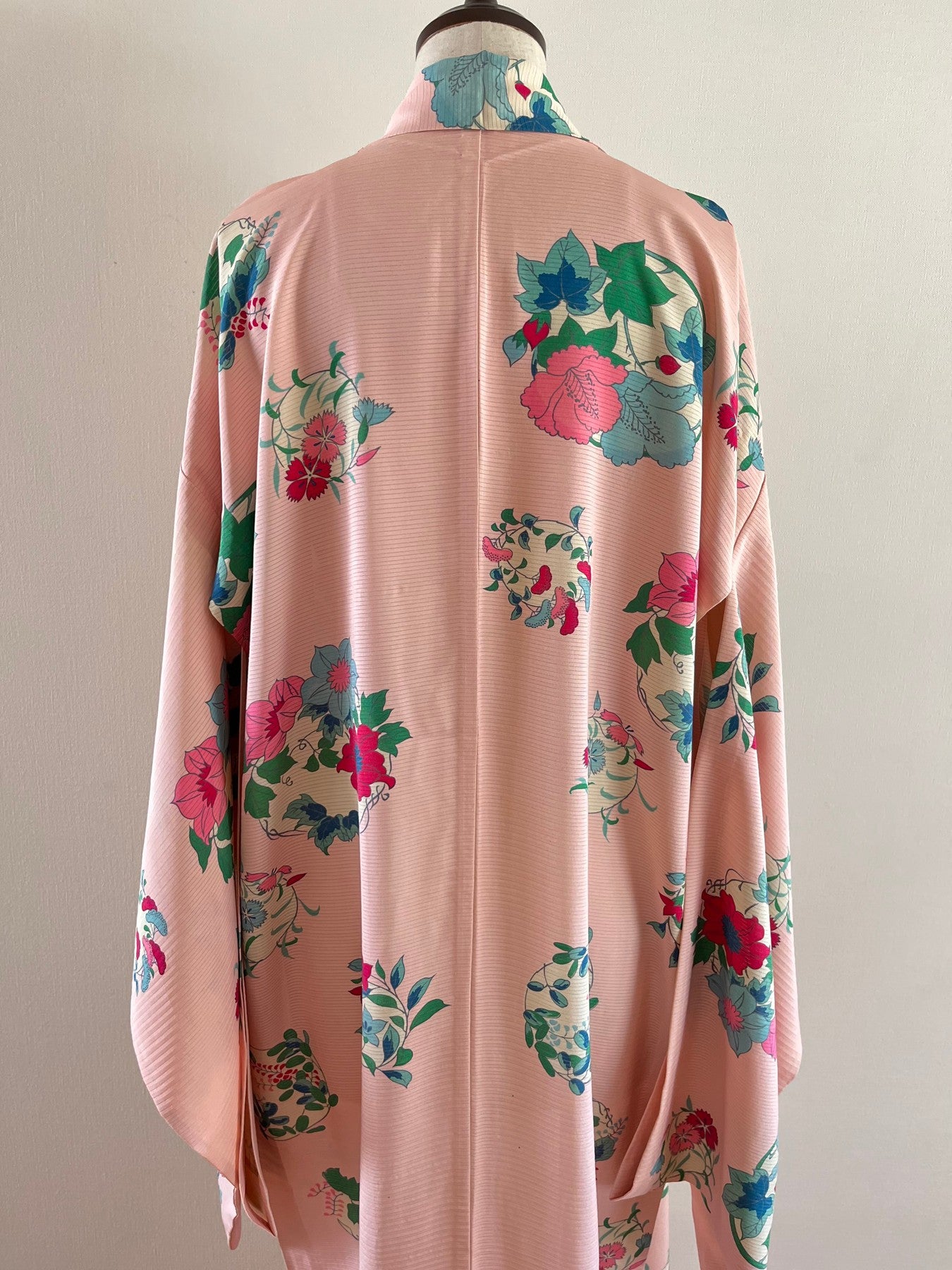 Pink Floral "Ro" Summer Kimono