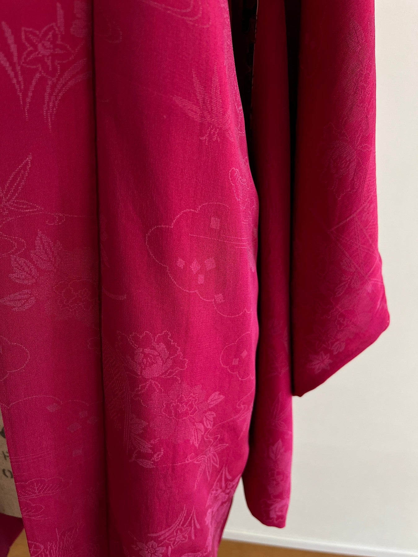 Magenta Pink Floral Haori