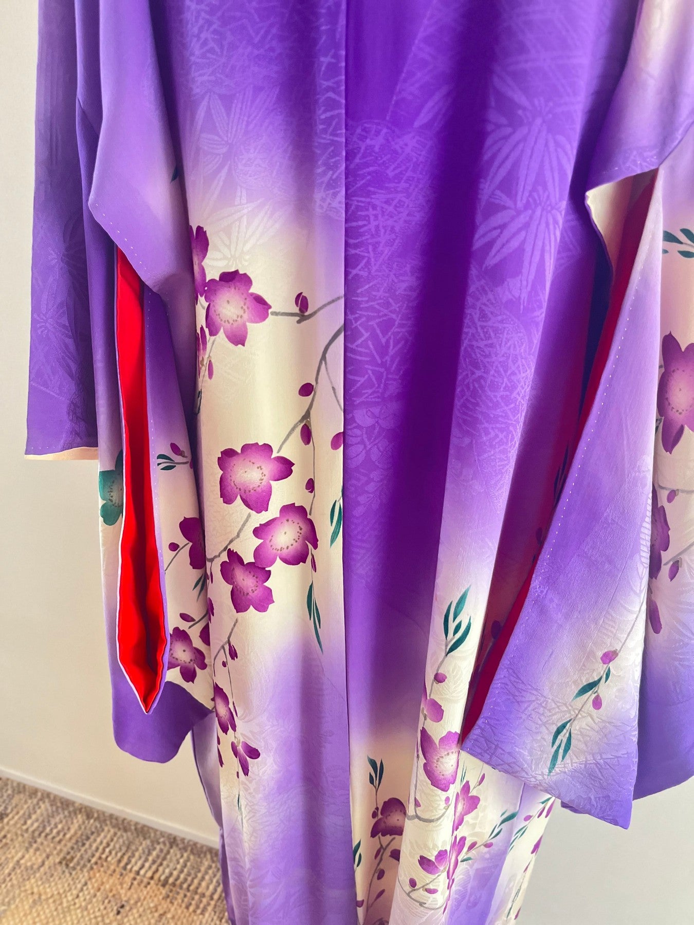 Lilac Cherry Blossom Kimono