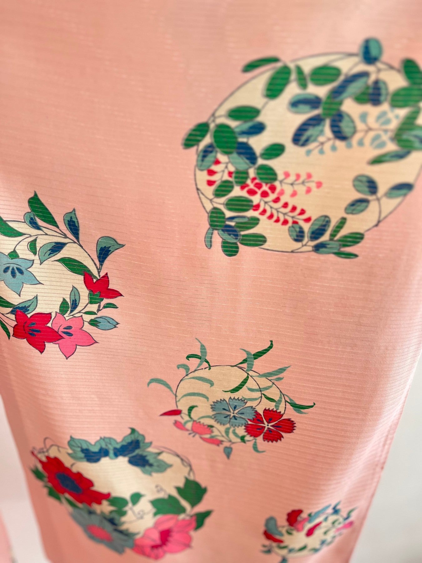 Pink Floral "Ro" Summer Kimono