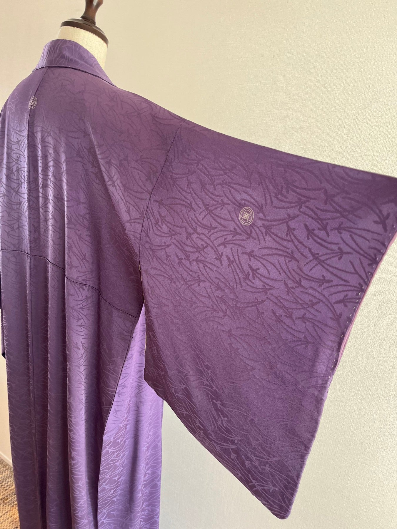 Lilac Pine Needles Kimono