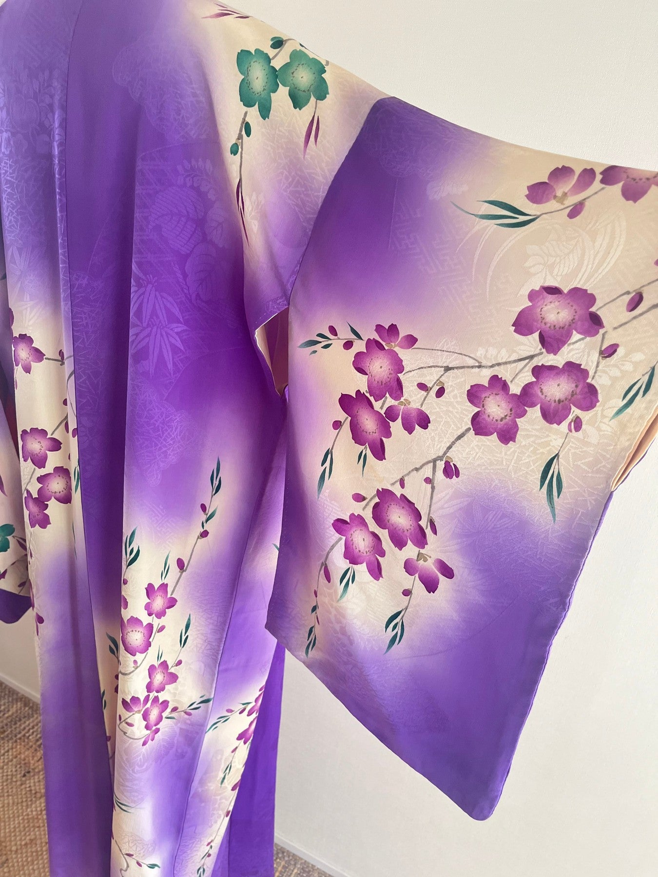 Lilac Cherry Blossom Kimono