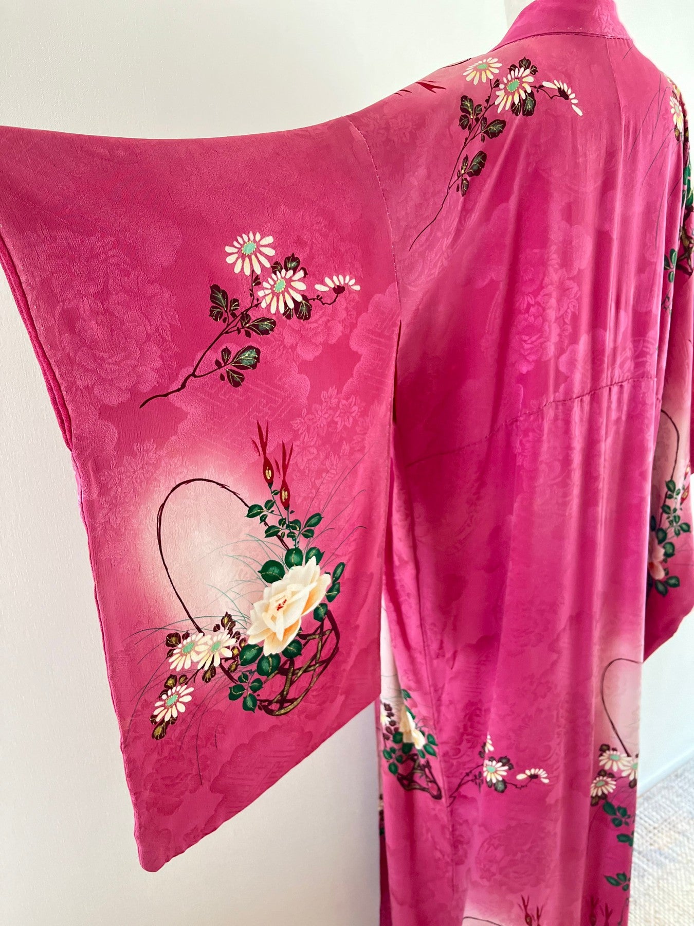 Pink Basket Kimono