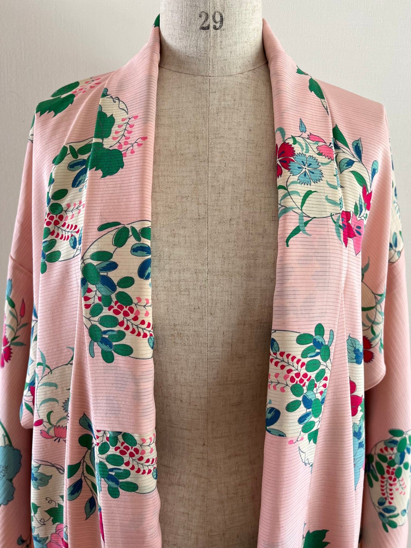 Pink Floral "Ro" Summer Kimono