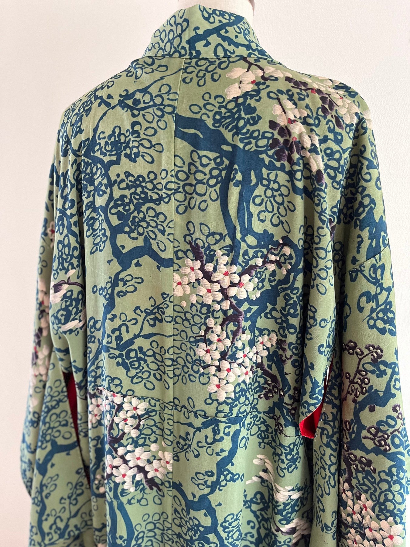 Light Green Floral Kimono