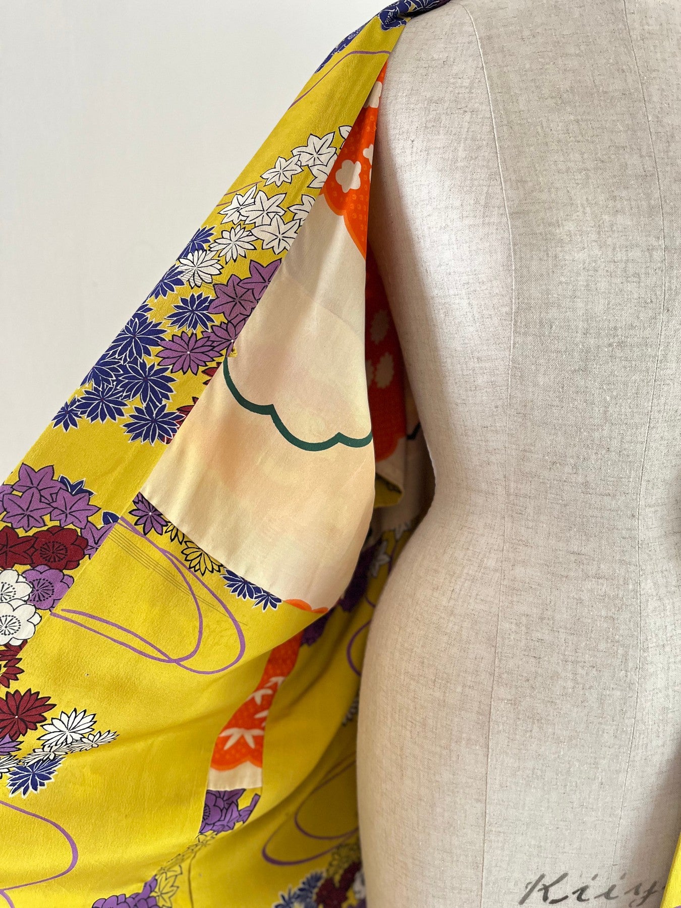 Yellow Plum Blossom Haori