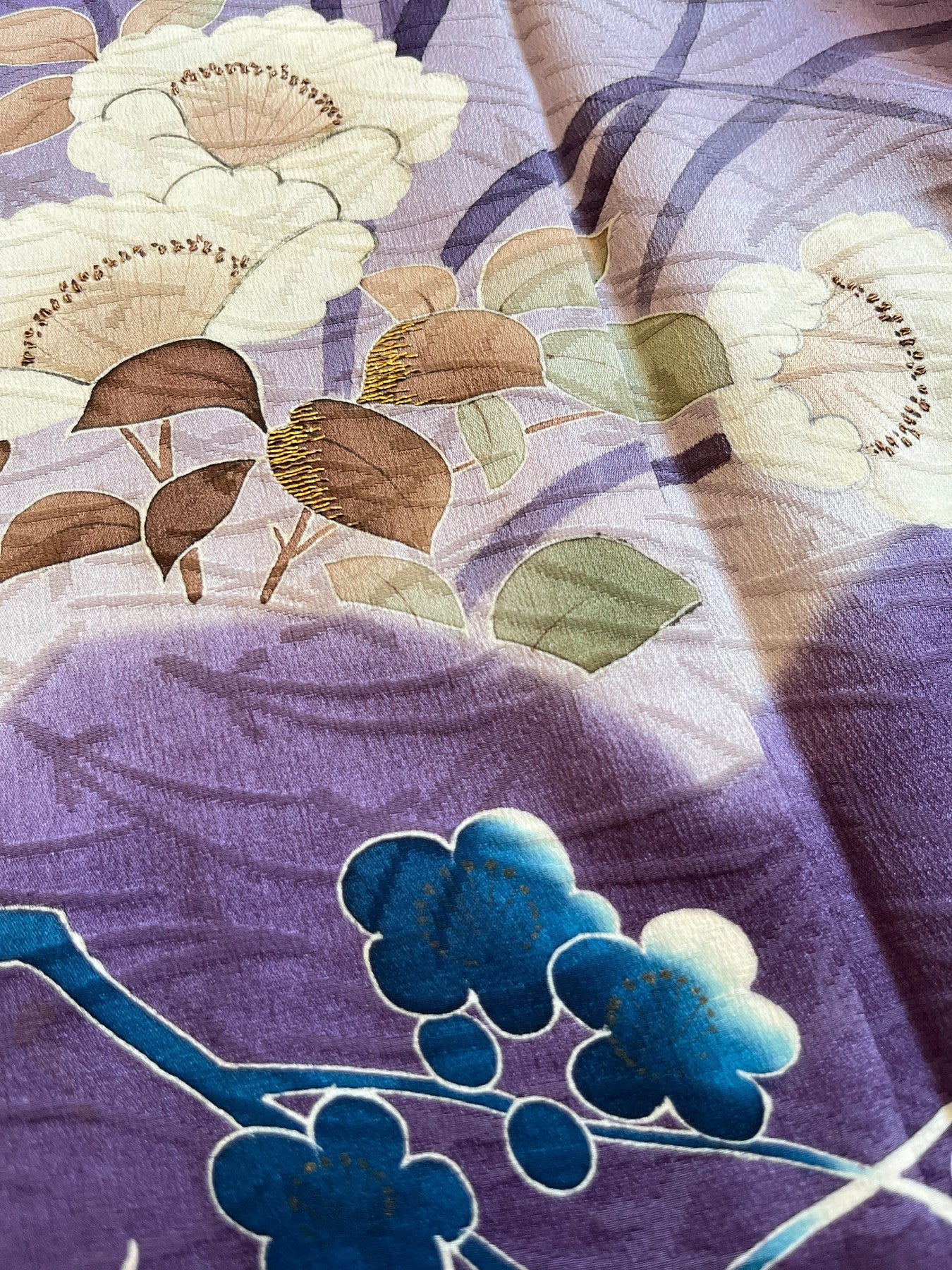 Lilac Pine Needles Kimono