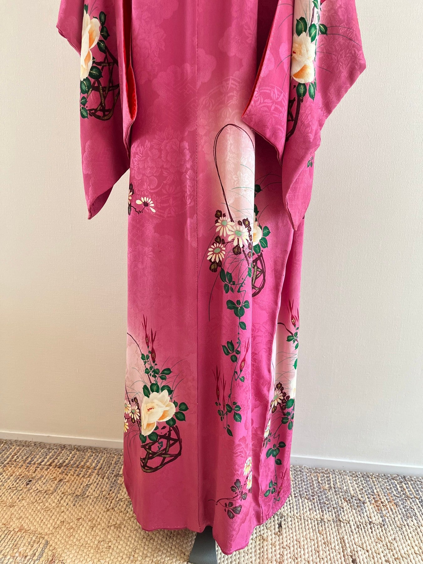 Pink Basket Kimono