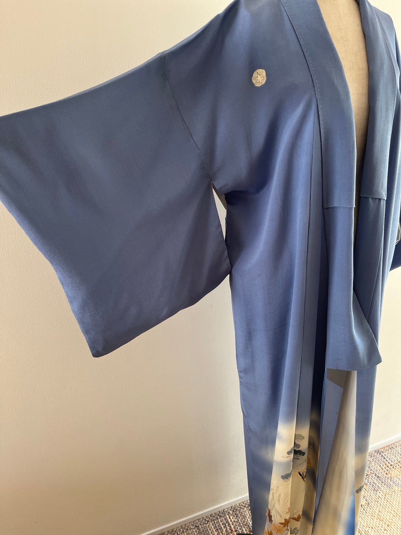 Light Blue Bokashi Kimono