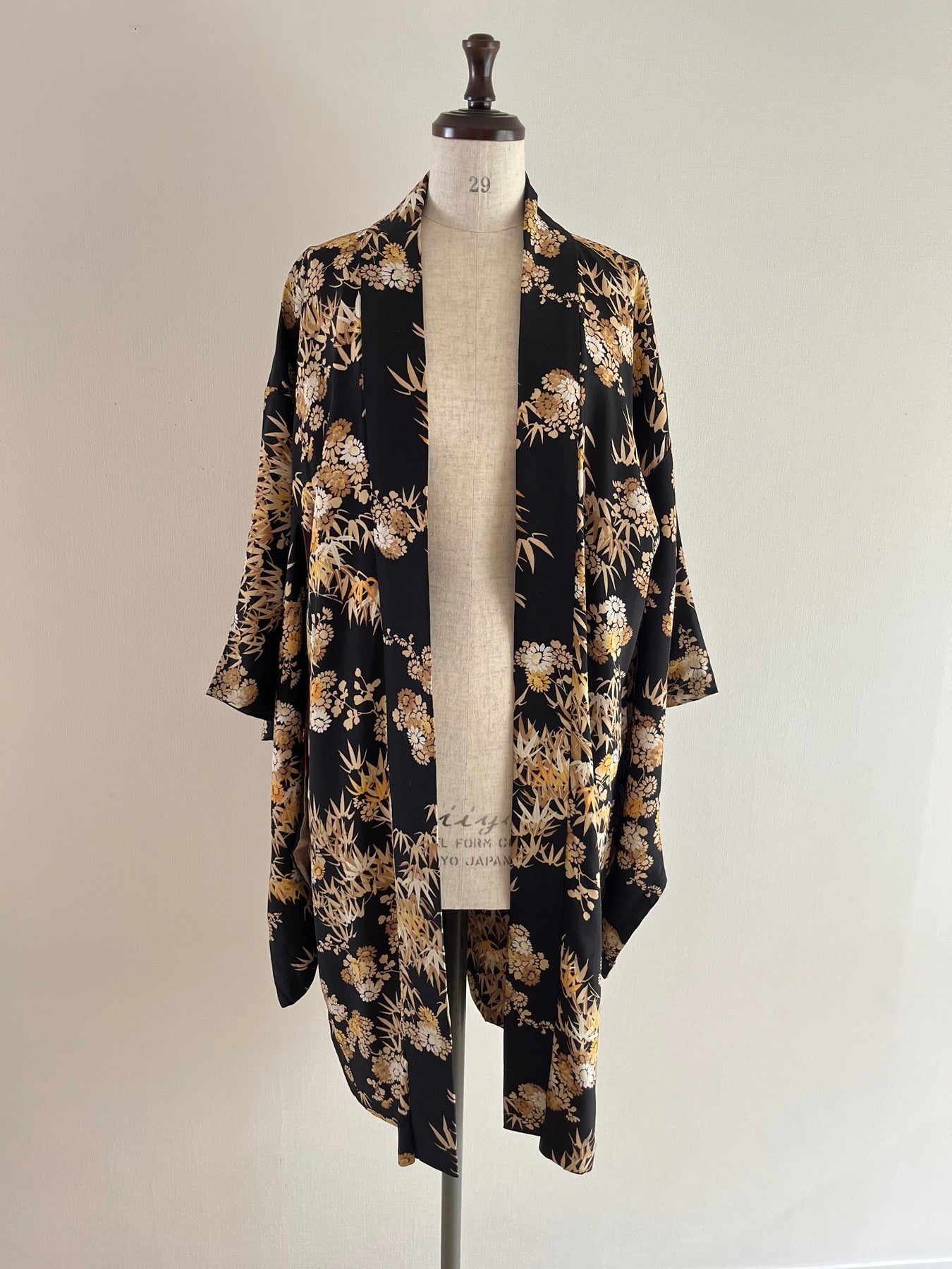 Black Bamboo Leave Haori