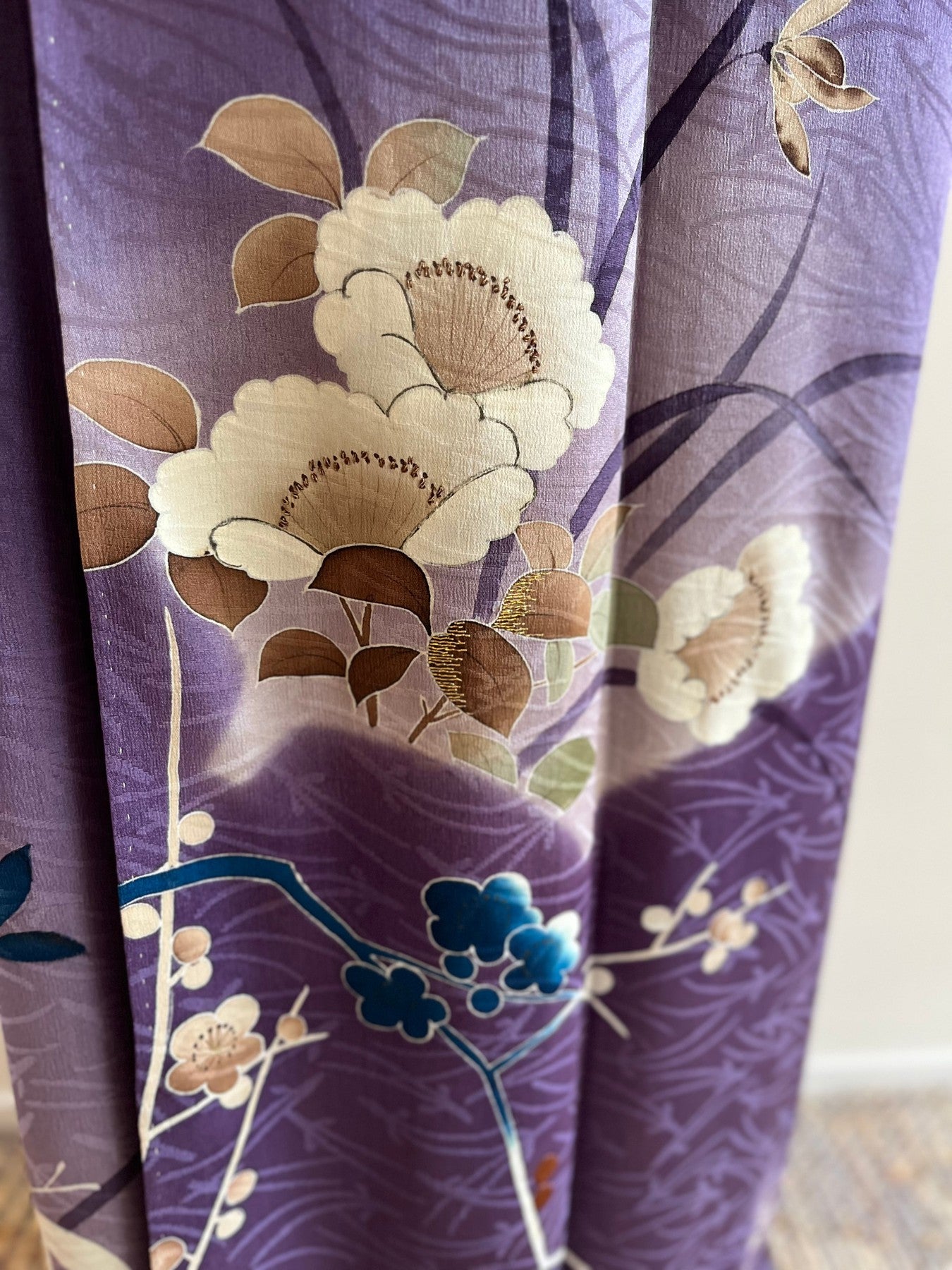 Lilac Pine Needles Kimono