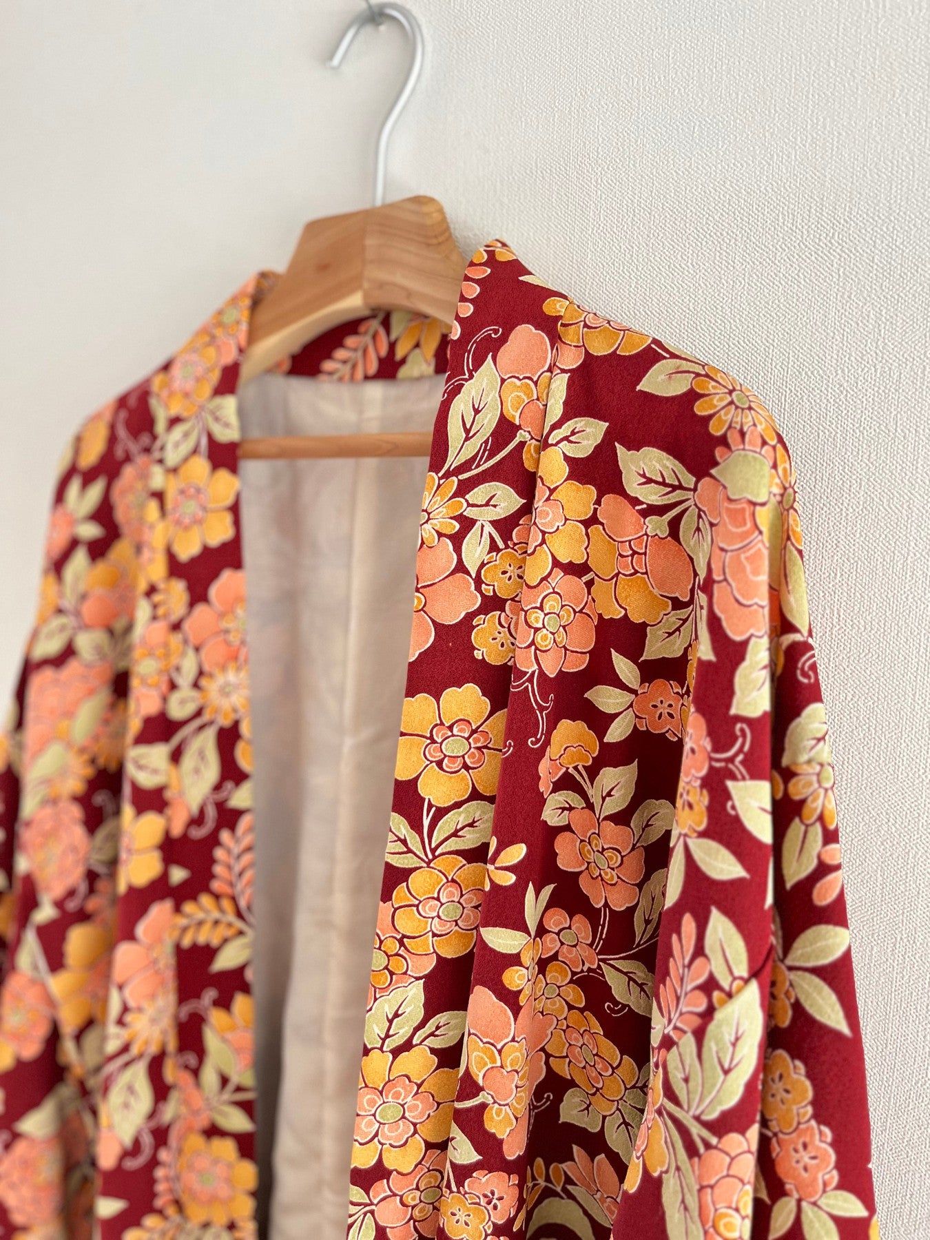 Brown Floral Haori