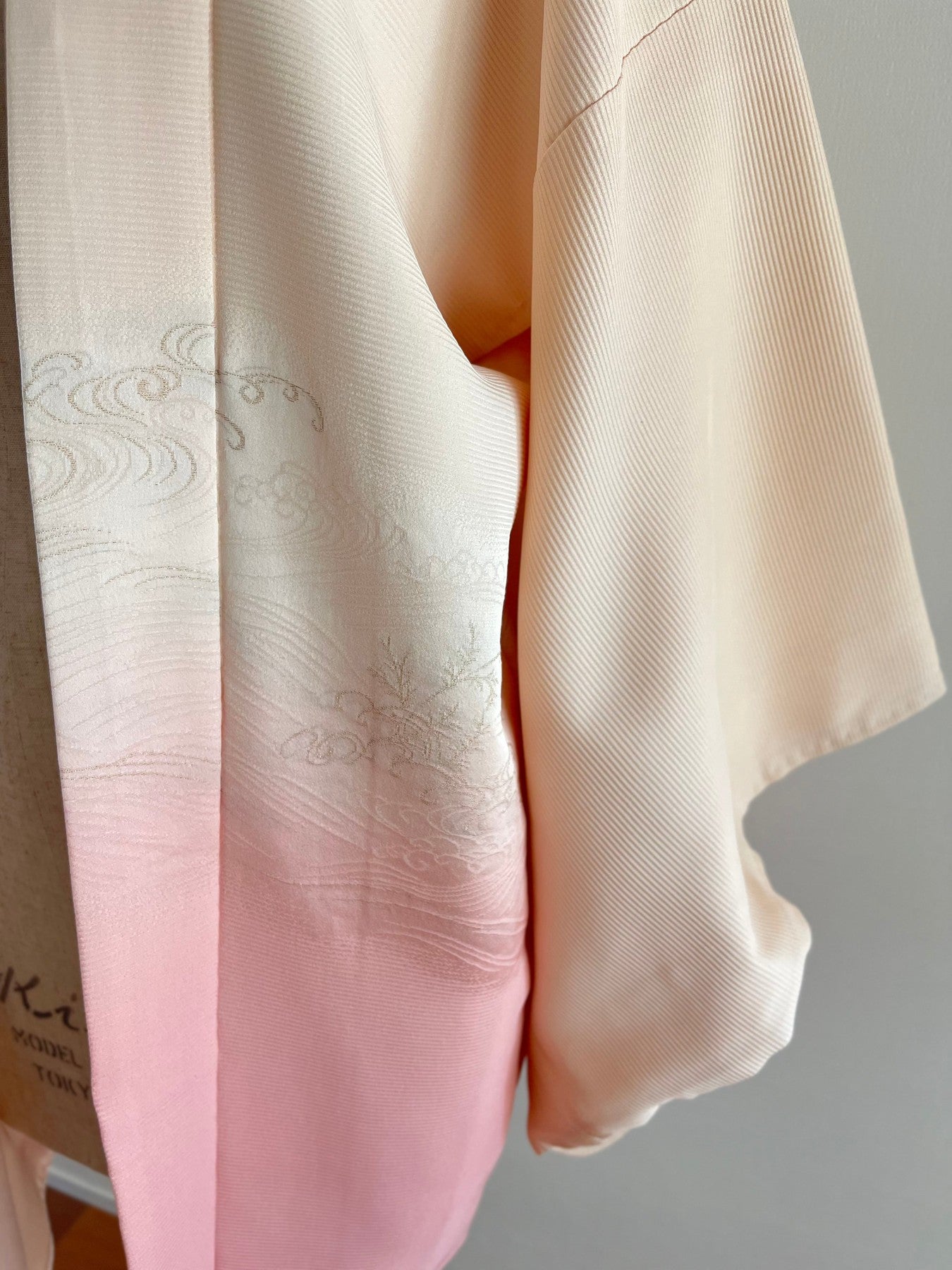 Soft Pink Wave Haori