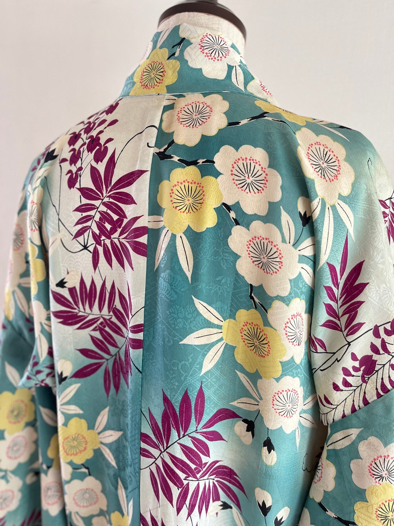 Green Wisteria Bokashi Kimono