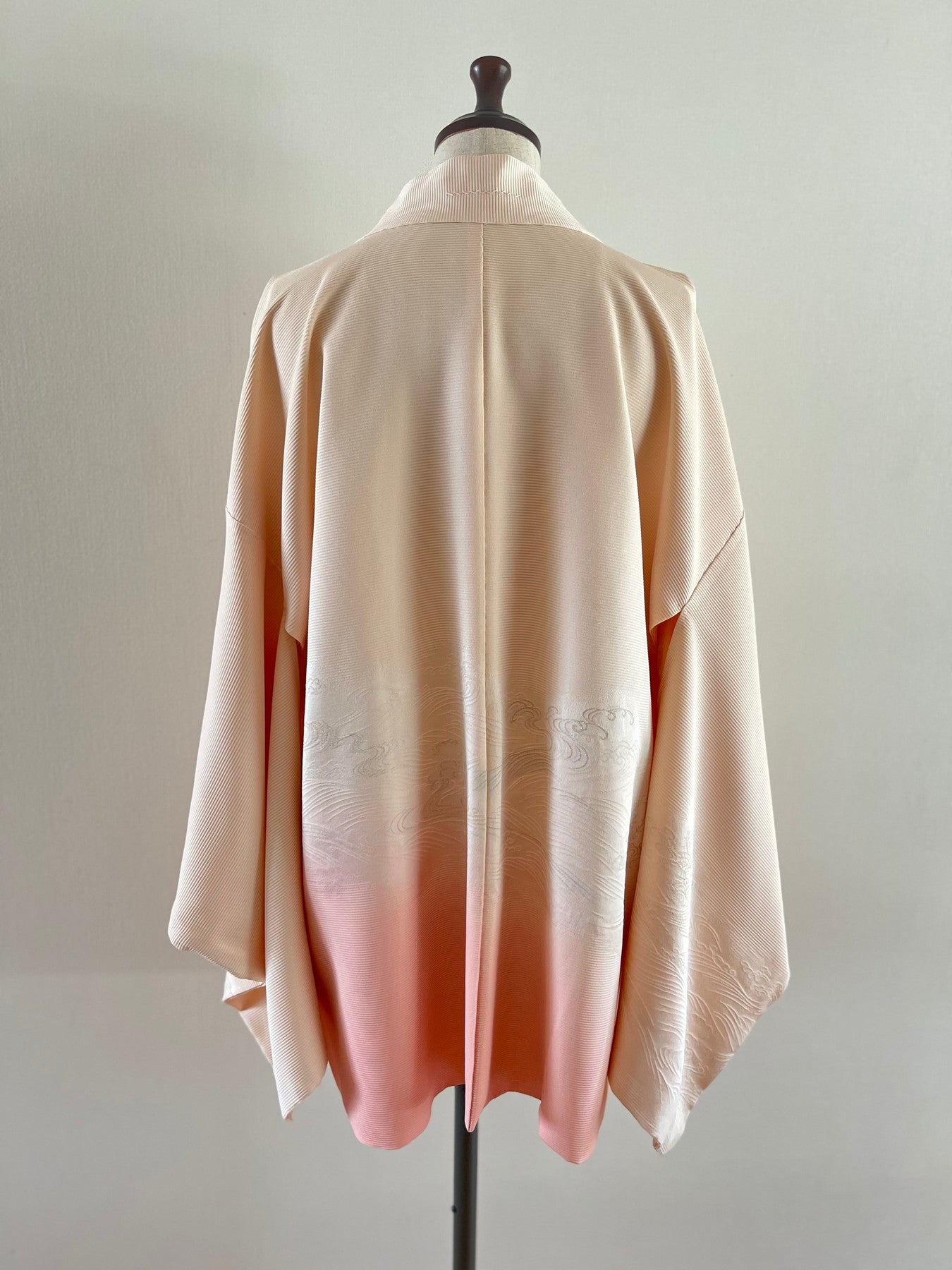 Soft Pink Wave Haori