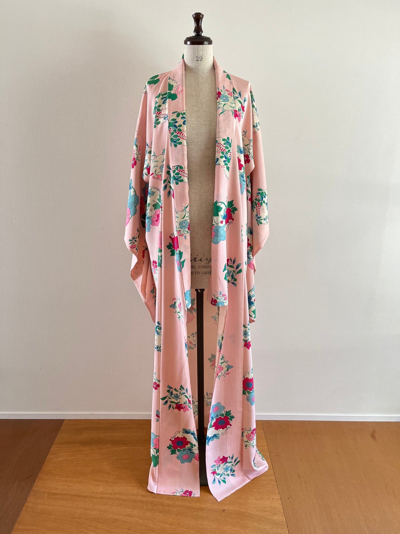 Pink Floral "Ro" Summer Kimono