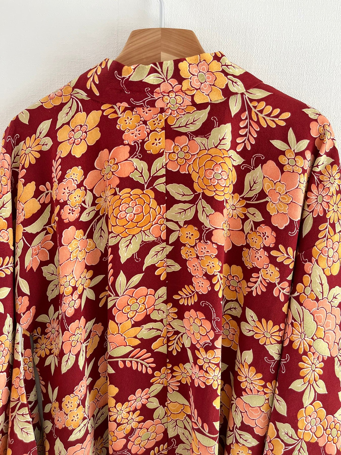 Brown Floral Haori